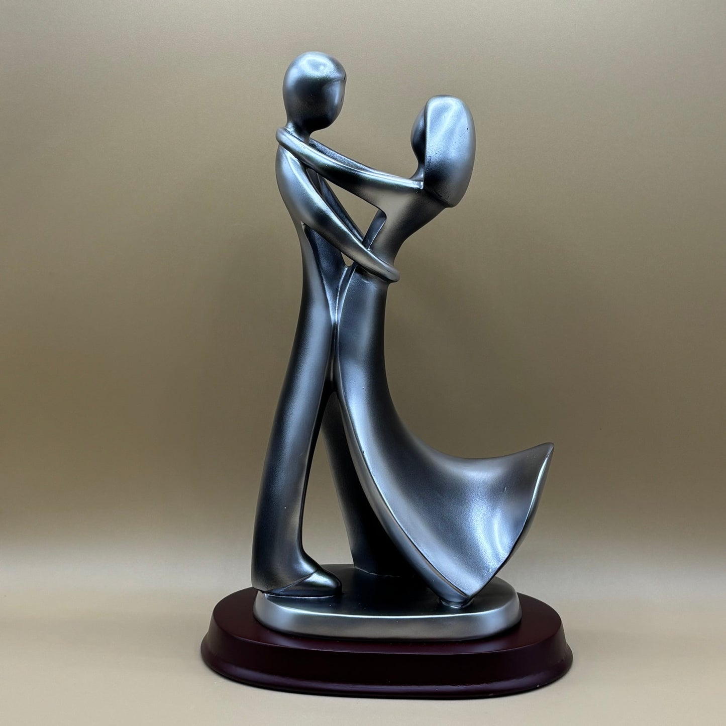 Herco Gift Professional Man & Woman Embracing Art Sculpture Figurine 9.5"
