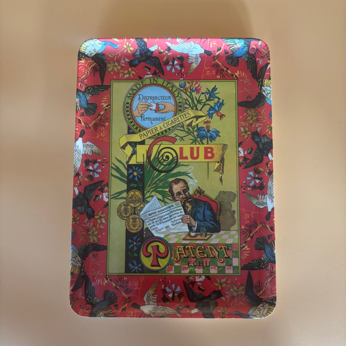 1970's Club Modiano “Patent ECHU” Tray – 12” x 8.75” Music City Marketing, Malaysia