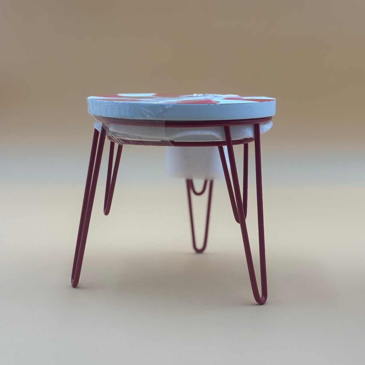 Peppermint Swirl Decorative Tables – Set of 4