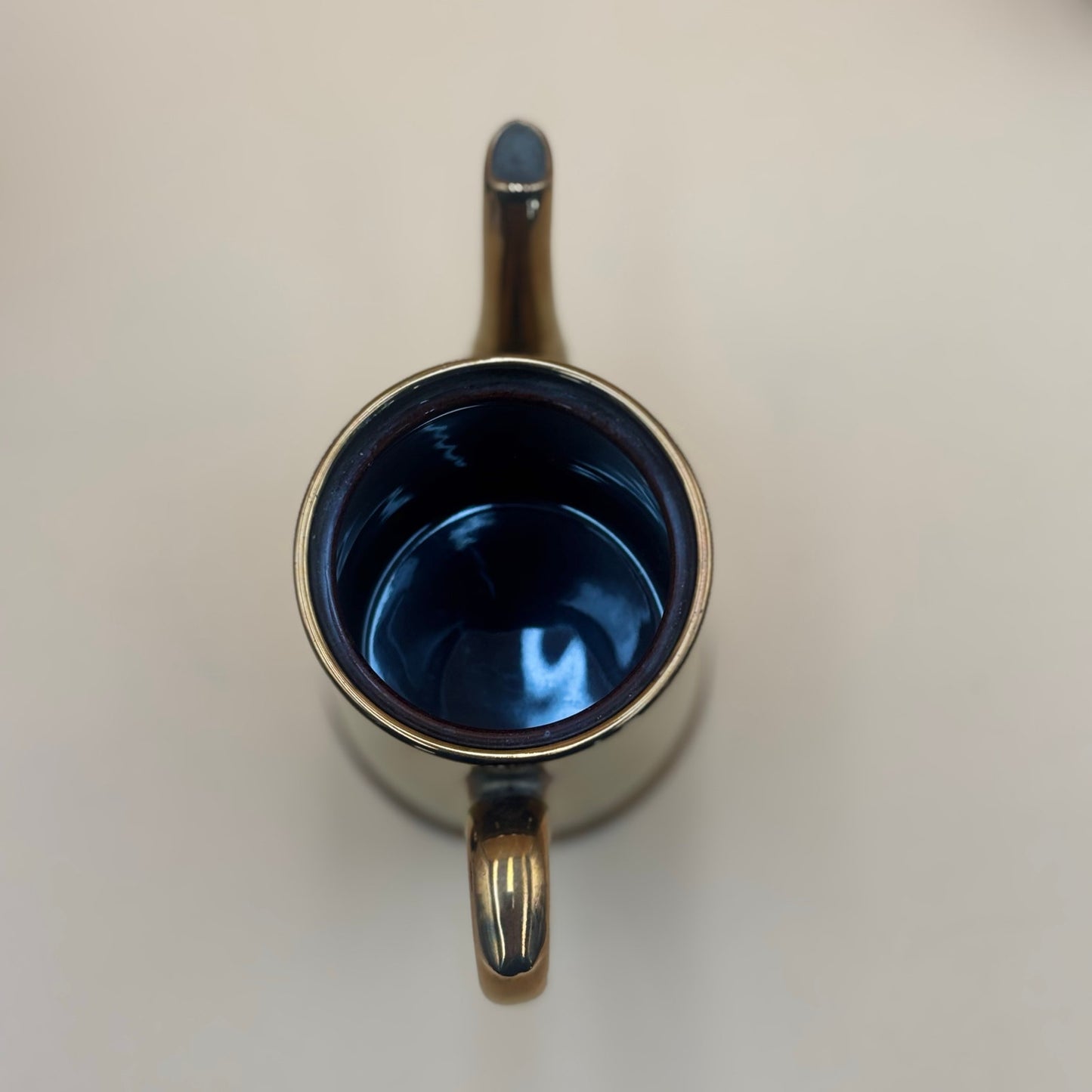 Gibson & Sons England Copper Lusterware Teapot & Coffee Pot Set – Smooth Finish