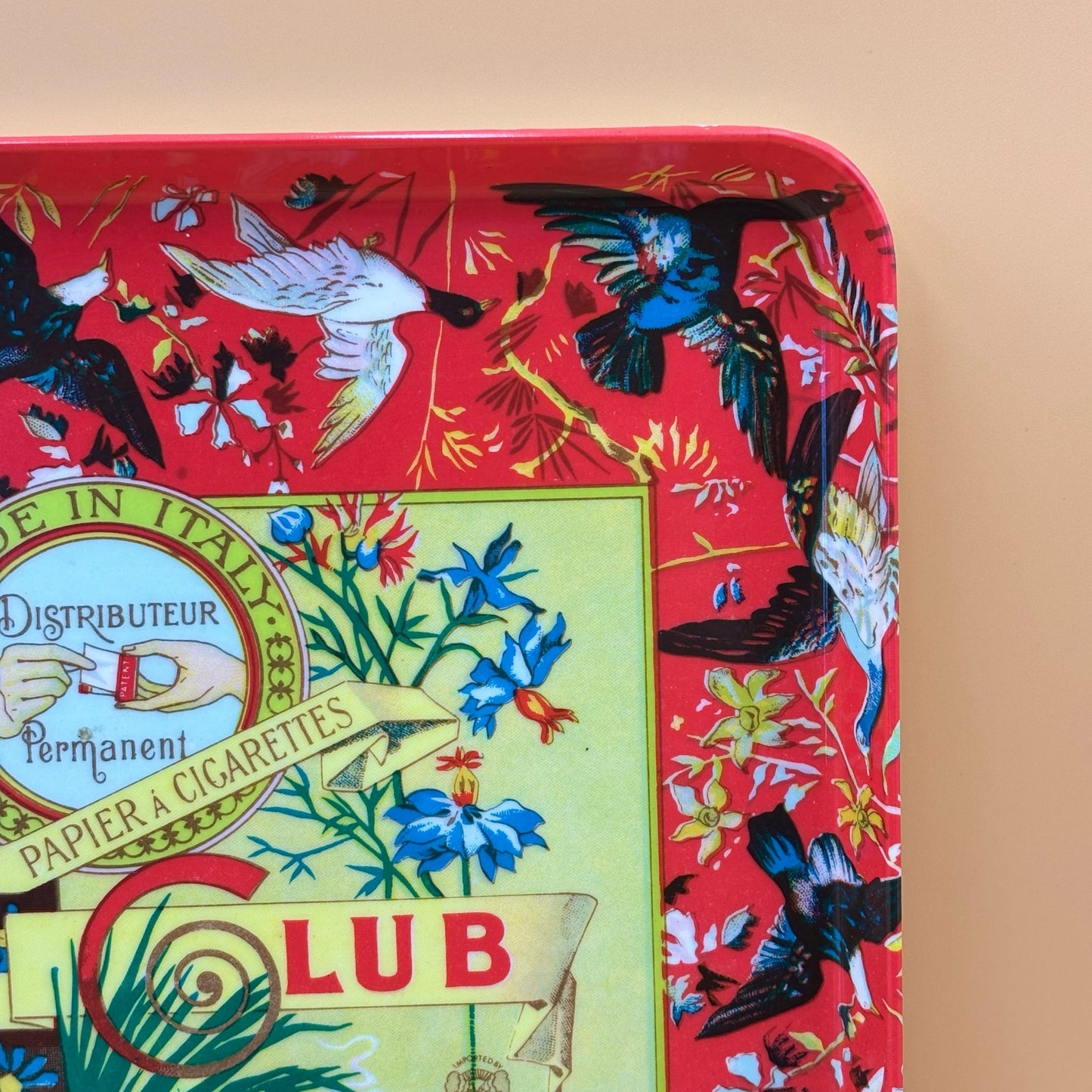 Italian Modiano Club Decorative Tray 13.5 in × 9.25 in