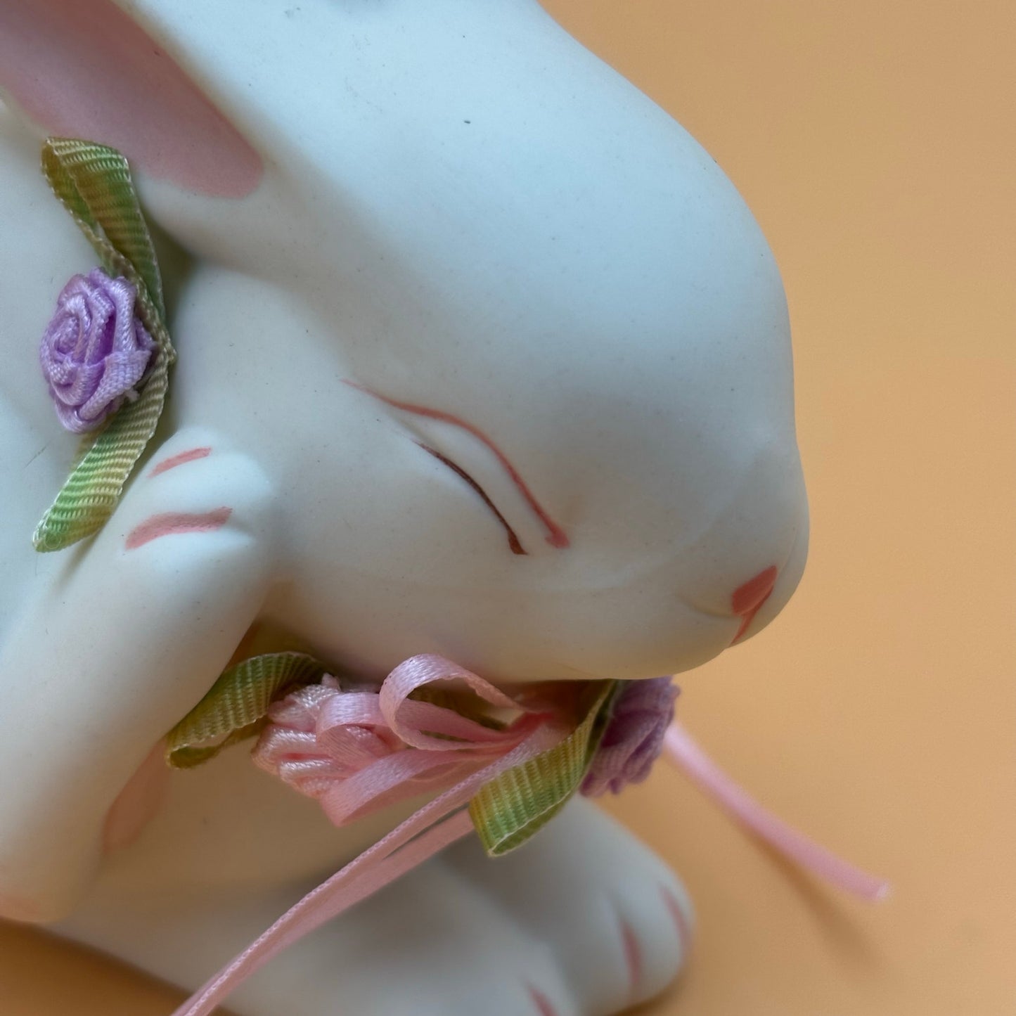 Adorable Vintage Bone China Bunny Figurine with Box