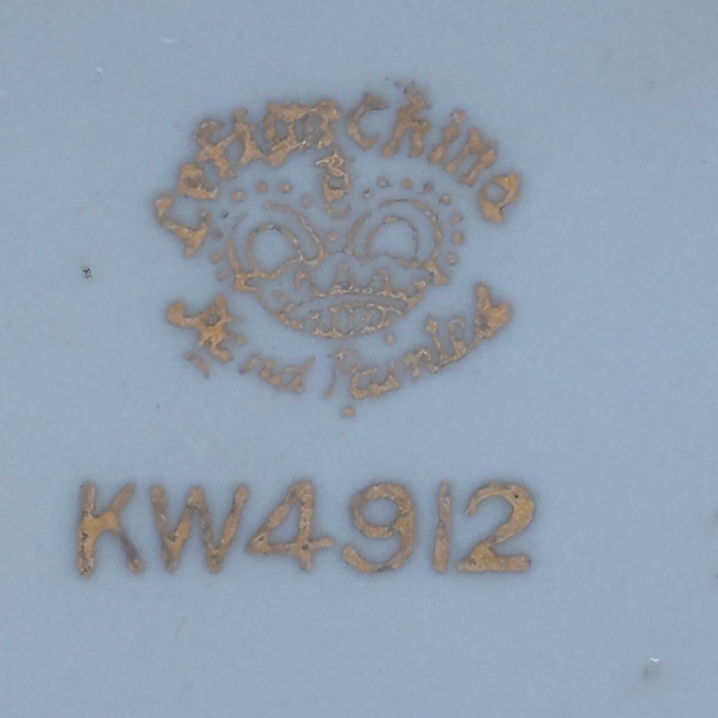 Vintage Lefton China Black Bear Figurine Branch with Berries Hand Painted