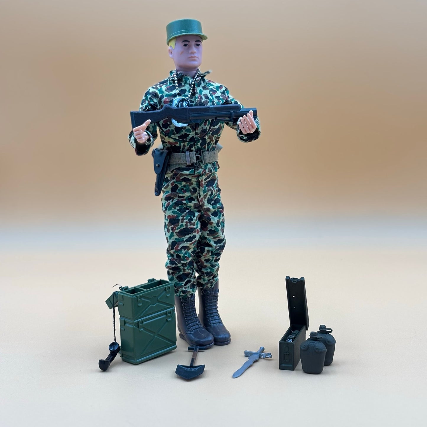 Hasbro G.I. Joe Authentic Reproduction – 1964 Copyright Stamp 12” Action Soldier with M1 Carbine & Accessories