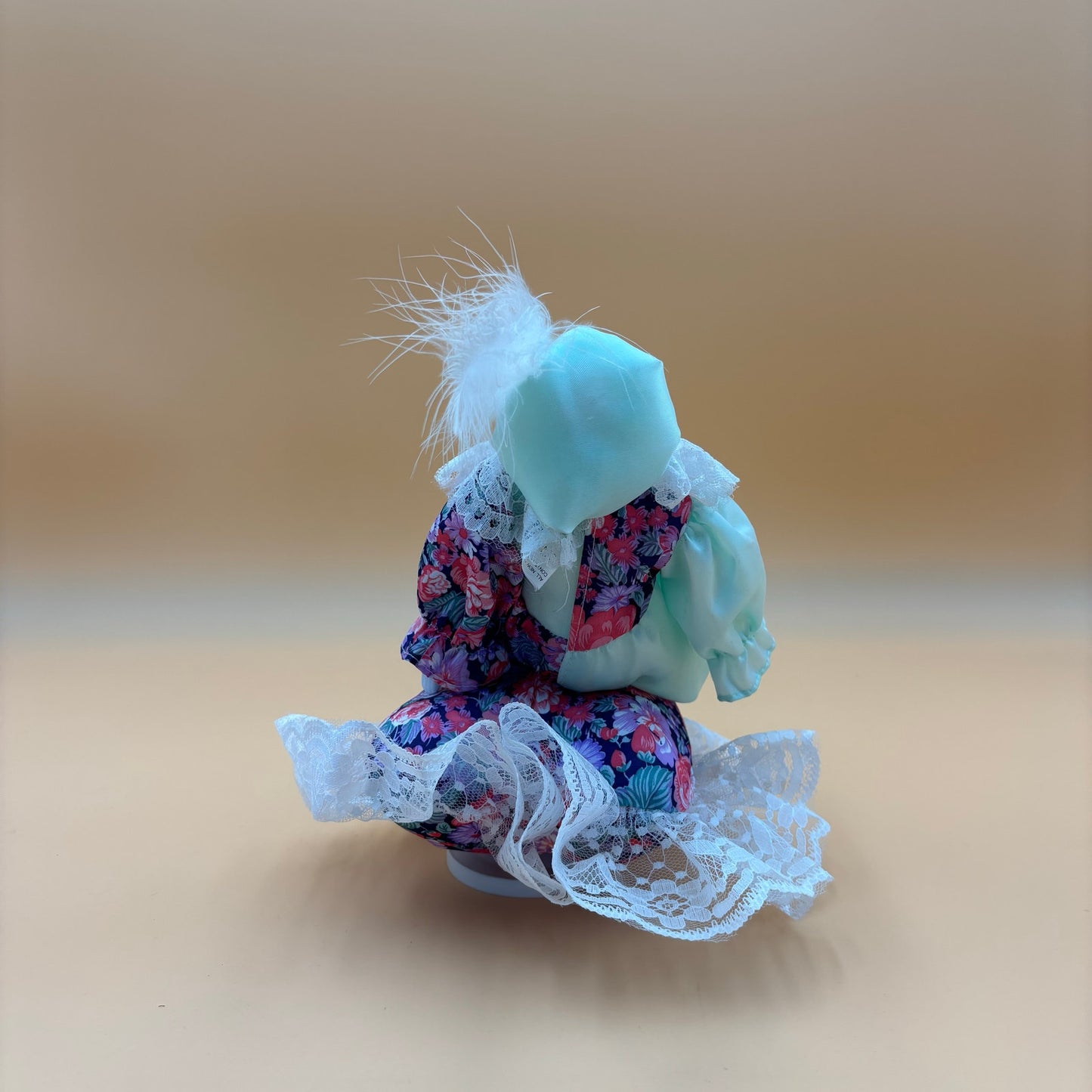 Vintage Musical Clown Doll – “It’s a Small World After All” – Porcelain Face & Hands