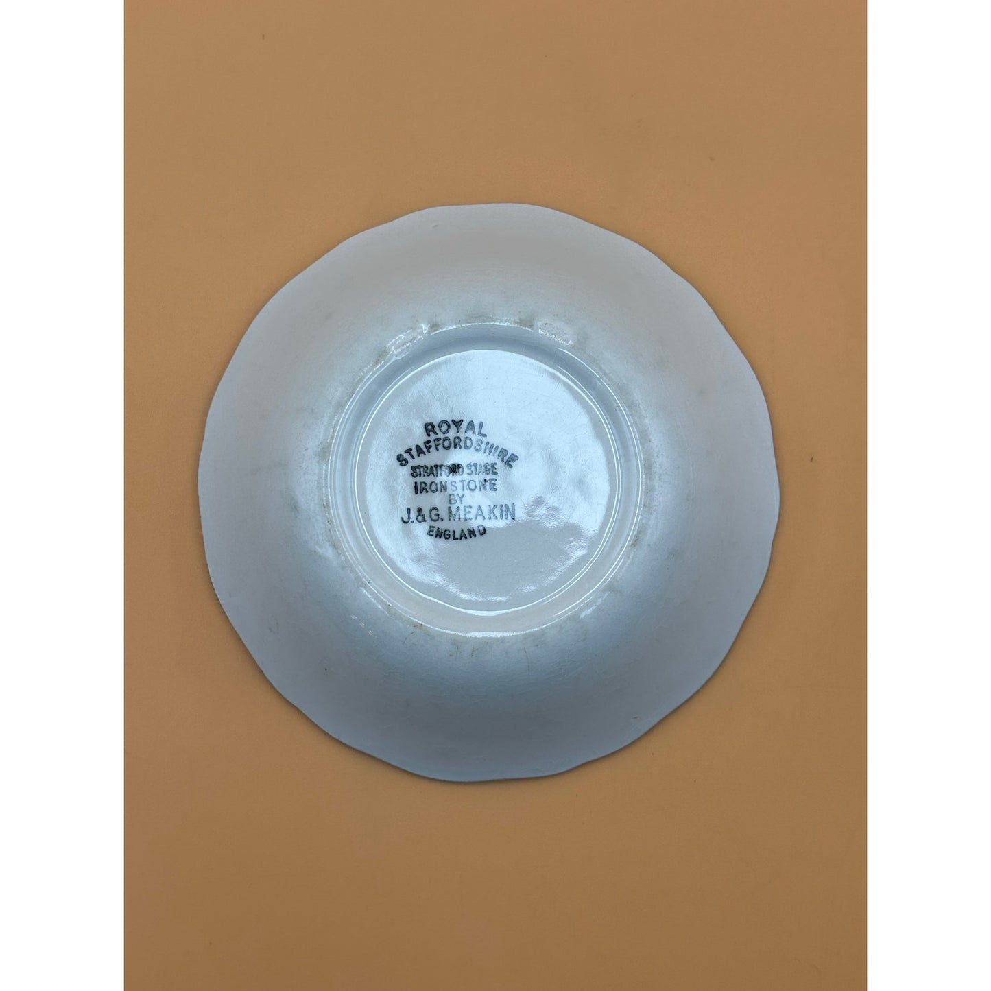 Royal Staffordshire Stratford Stage Cup and Saucer – J.&G. Meakin England