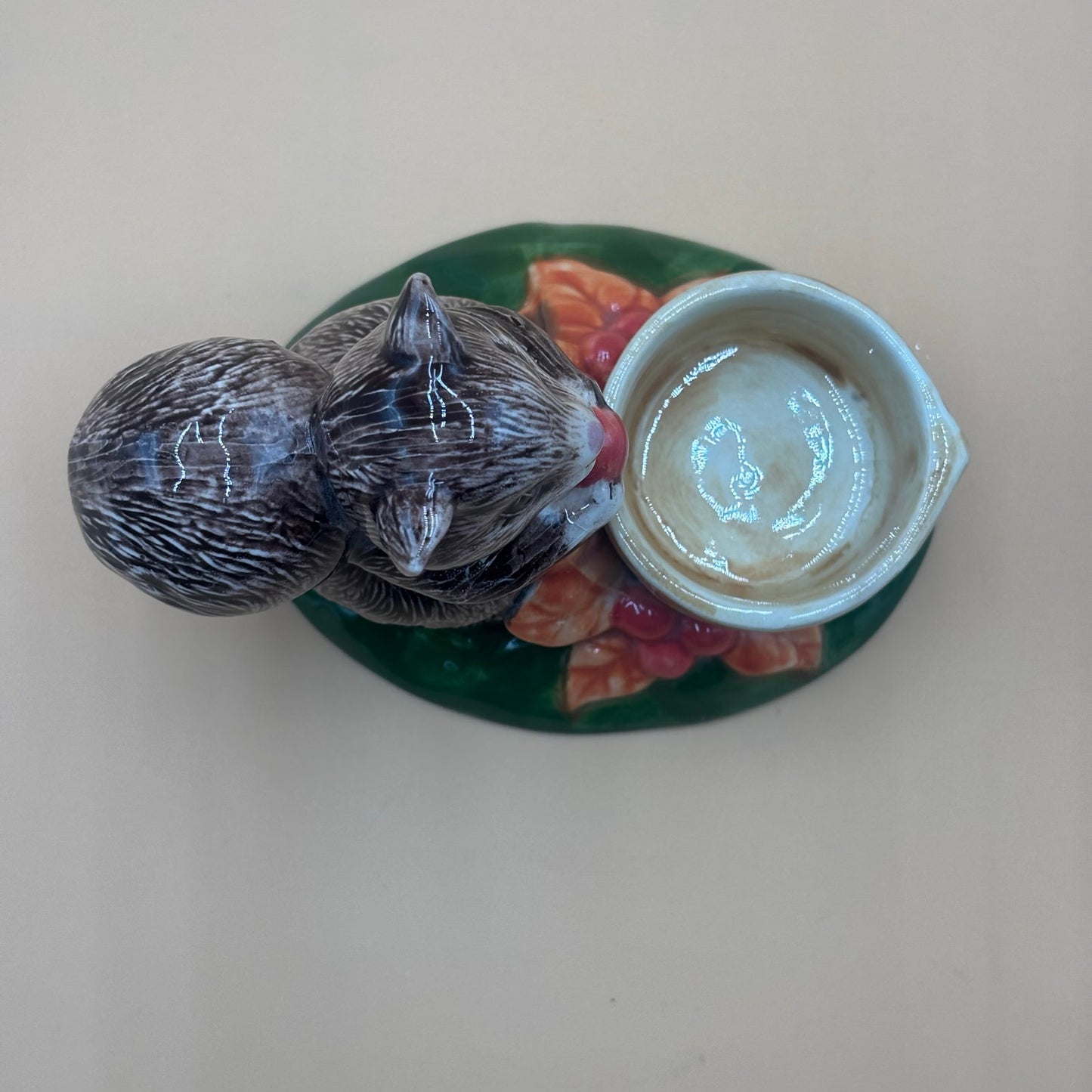 Vintage Adorable Squirrel Tealight Candle Holder