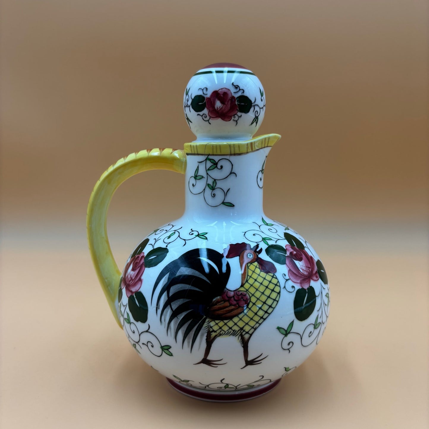 UCAGCO Early Provincial Rooster Carafe & Lid