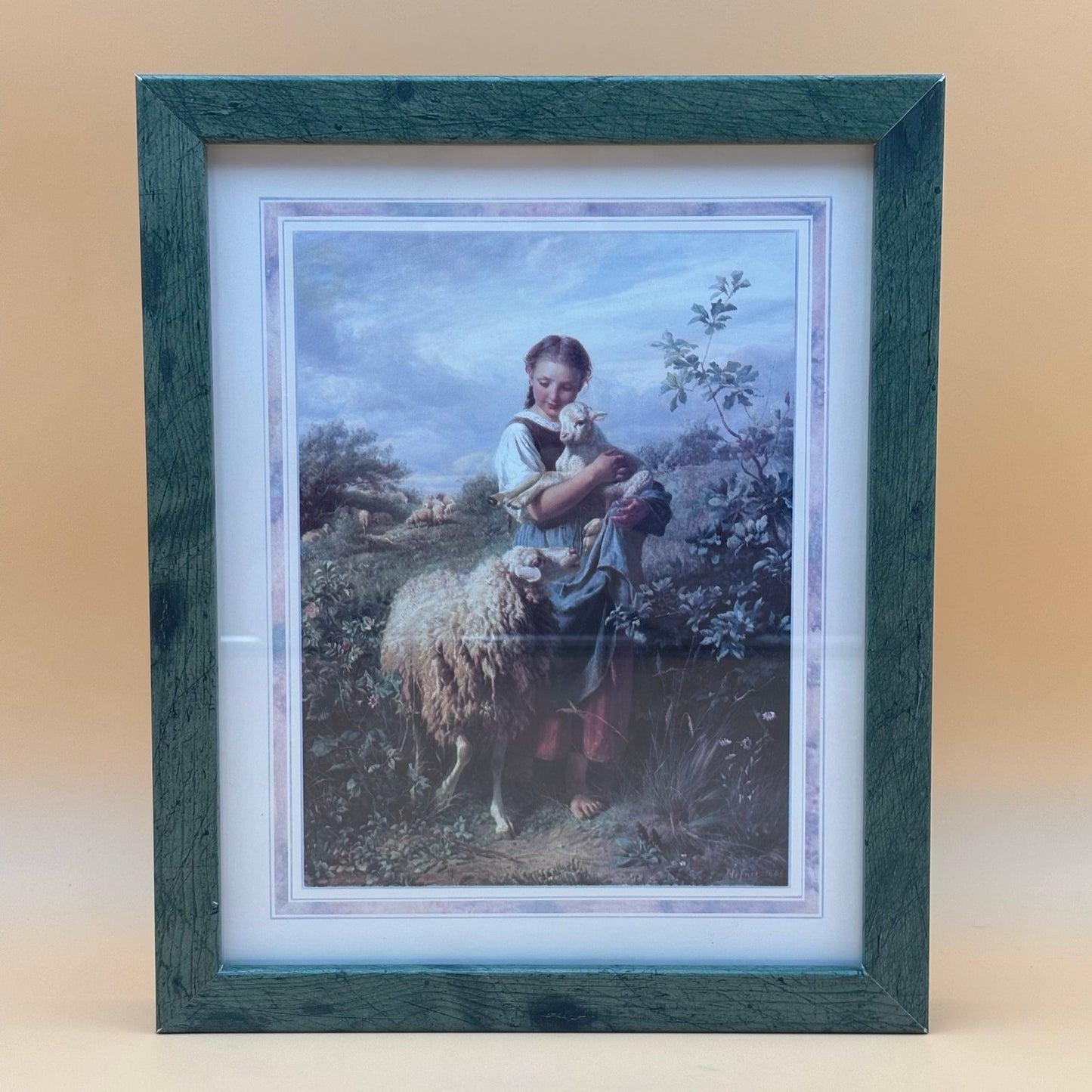 Framed Print – “The Shepherdess” by Johann Baptist Hofner (1994)