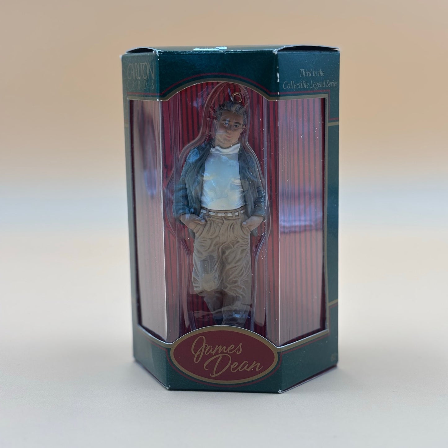 James Dean Ornament Carlton Cards Heirloom Collection 1998 3rd in the Series
