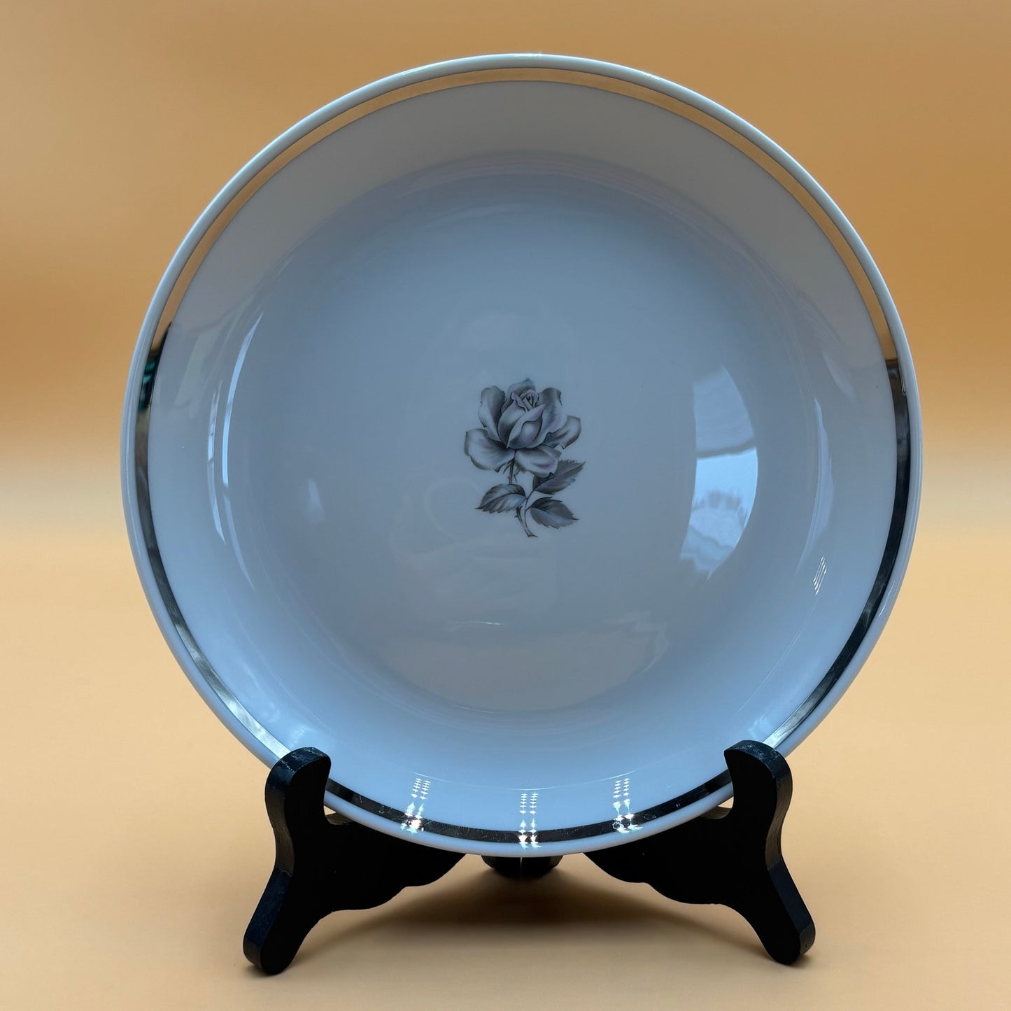 Princess China "Cameo Rose" Salad Plates - Set of 8 - Tru-Tone