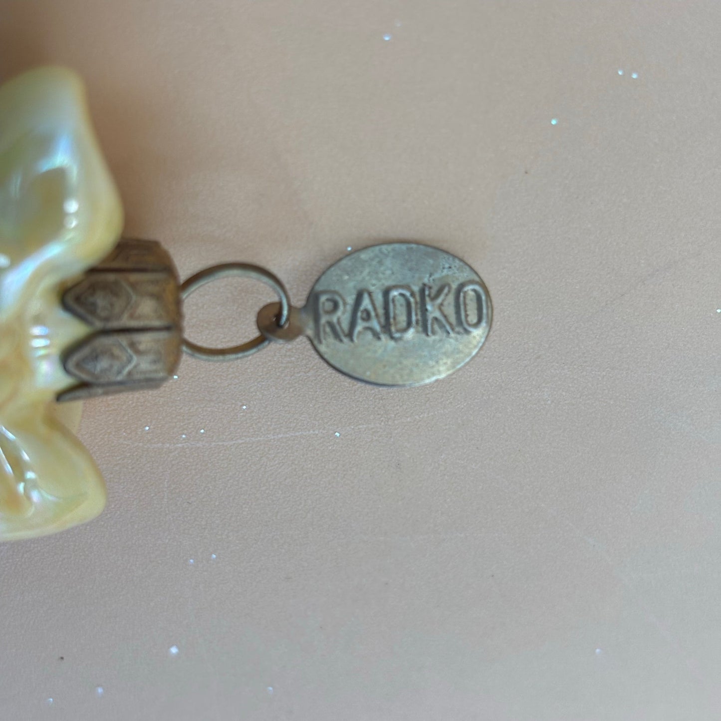 Radko Snowman and Bell Ornament – Handcrafted Glass – 7” x 3”