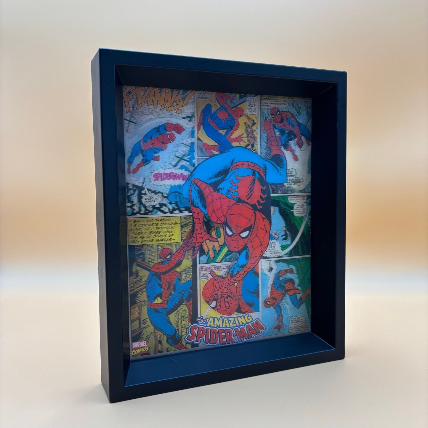 Marvel 3-D Shadow-Box Wall Art Pair Baby Groot & The Amazing Spider-Man