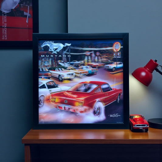Ford Mustang 3D Lenticular Wall Art by Thomas Sturges (13”)