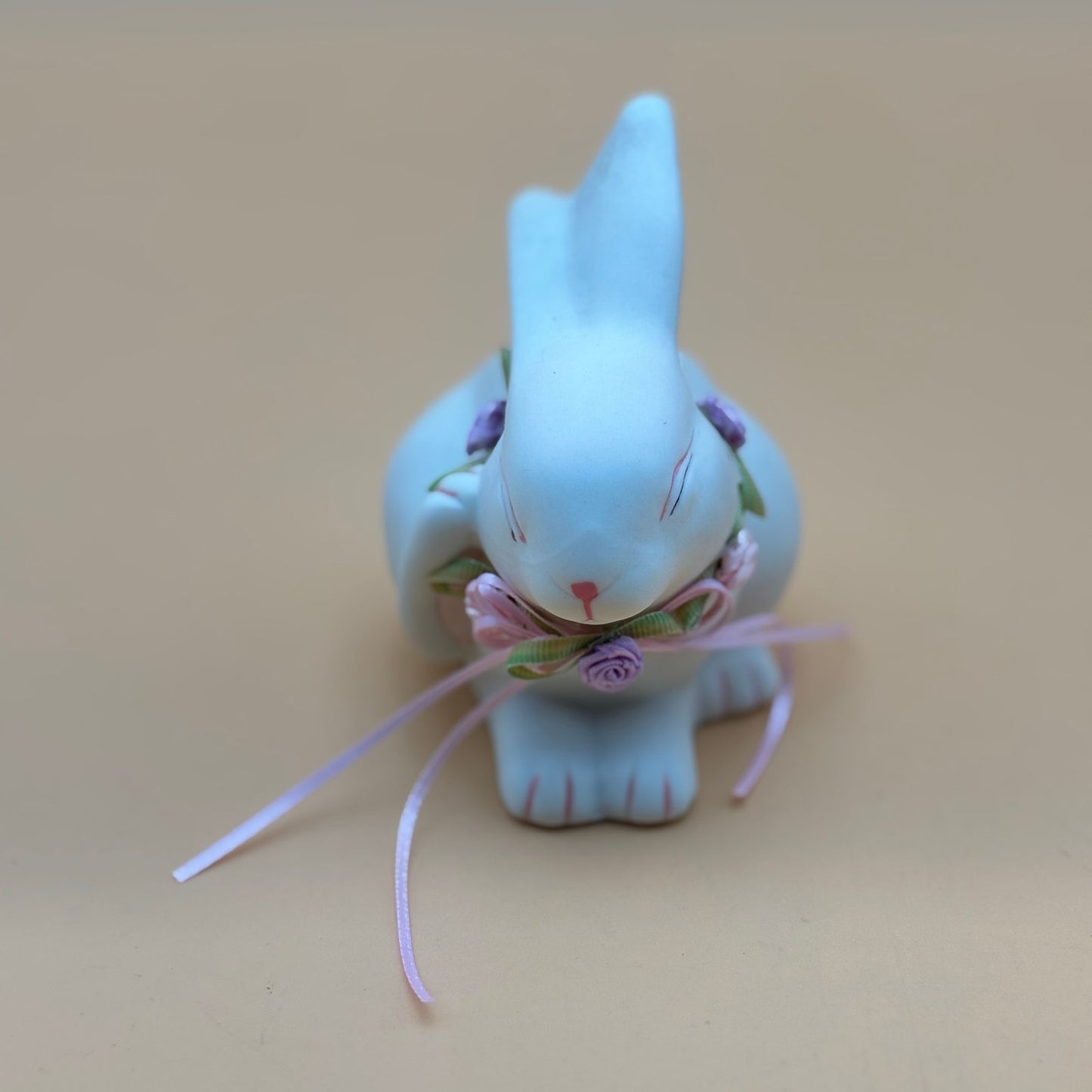 Adorable Vintage Bone China Bunny Figurine with Box