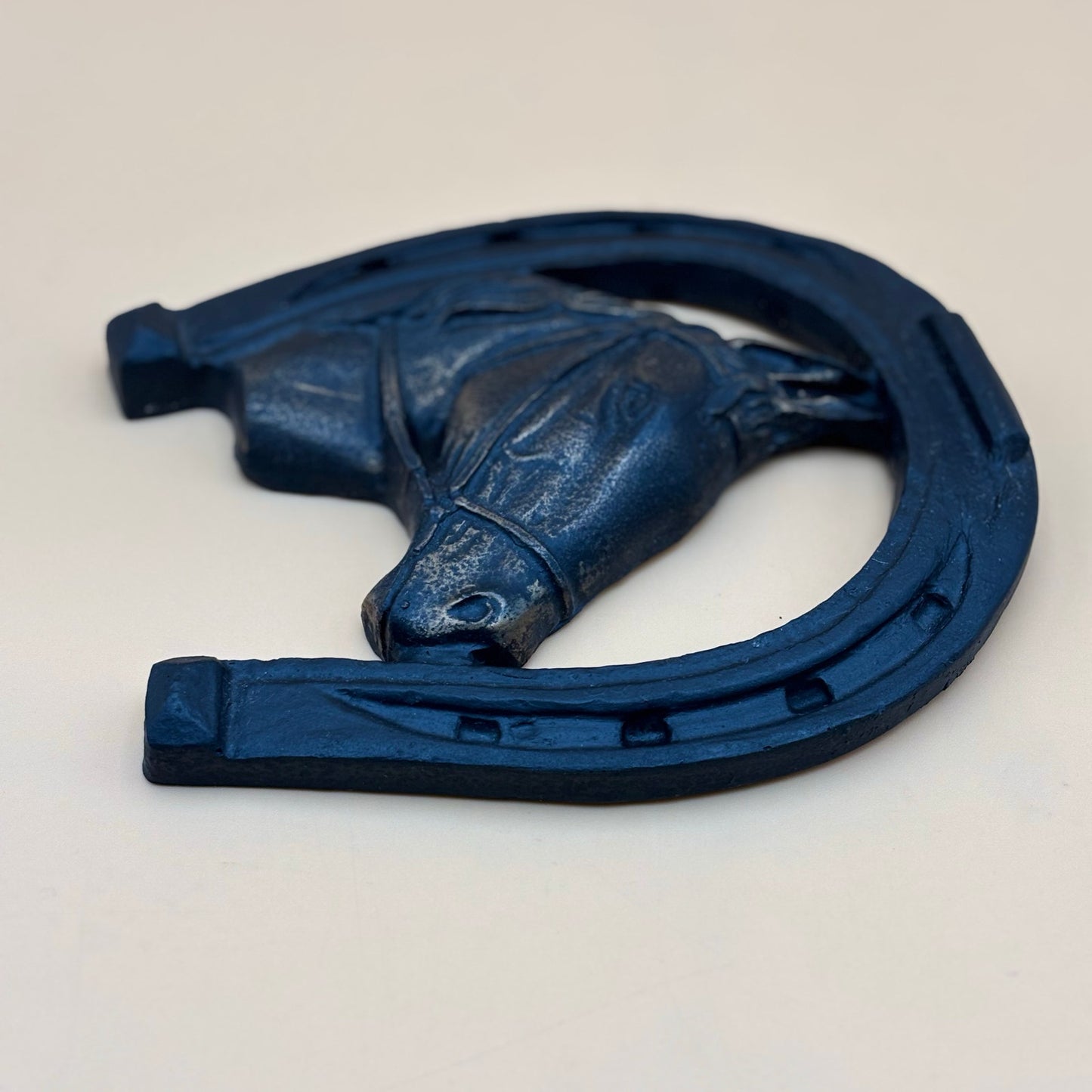 Horse Head Horseshoe Wall Art – Made From Lignite Coal, North Dakota