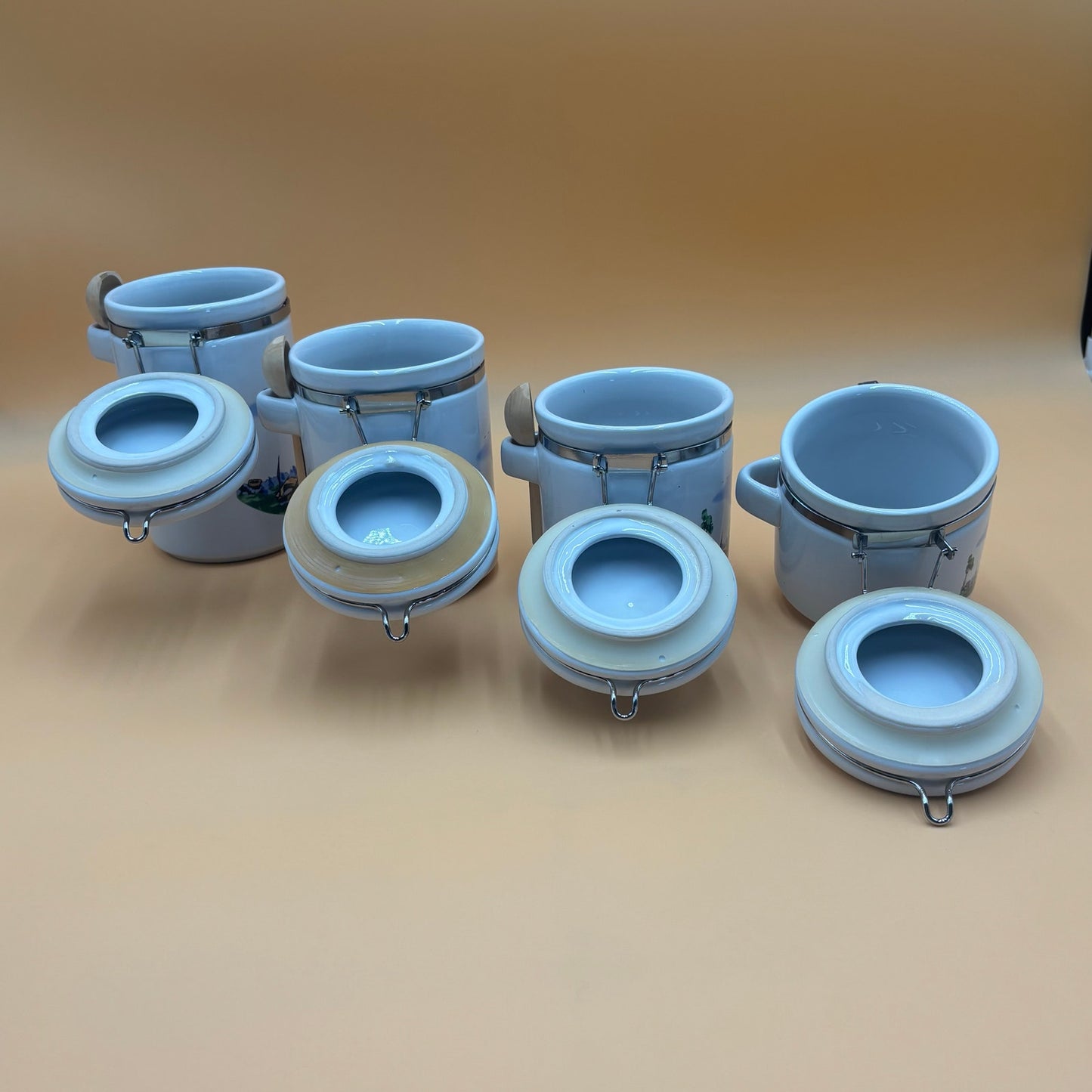 Vintage Alco Industries Lighthouse Canister Set - 4 Piece Kitchen Storage