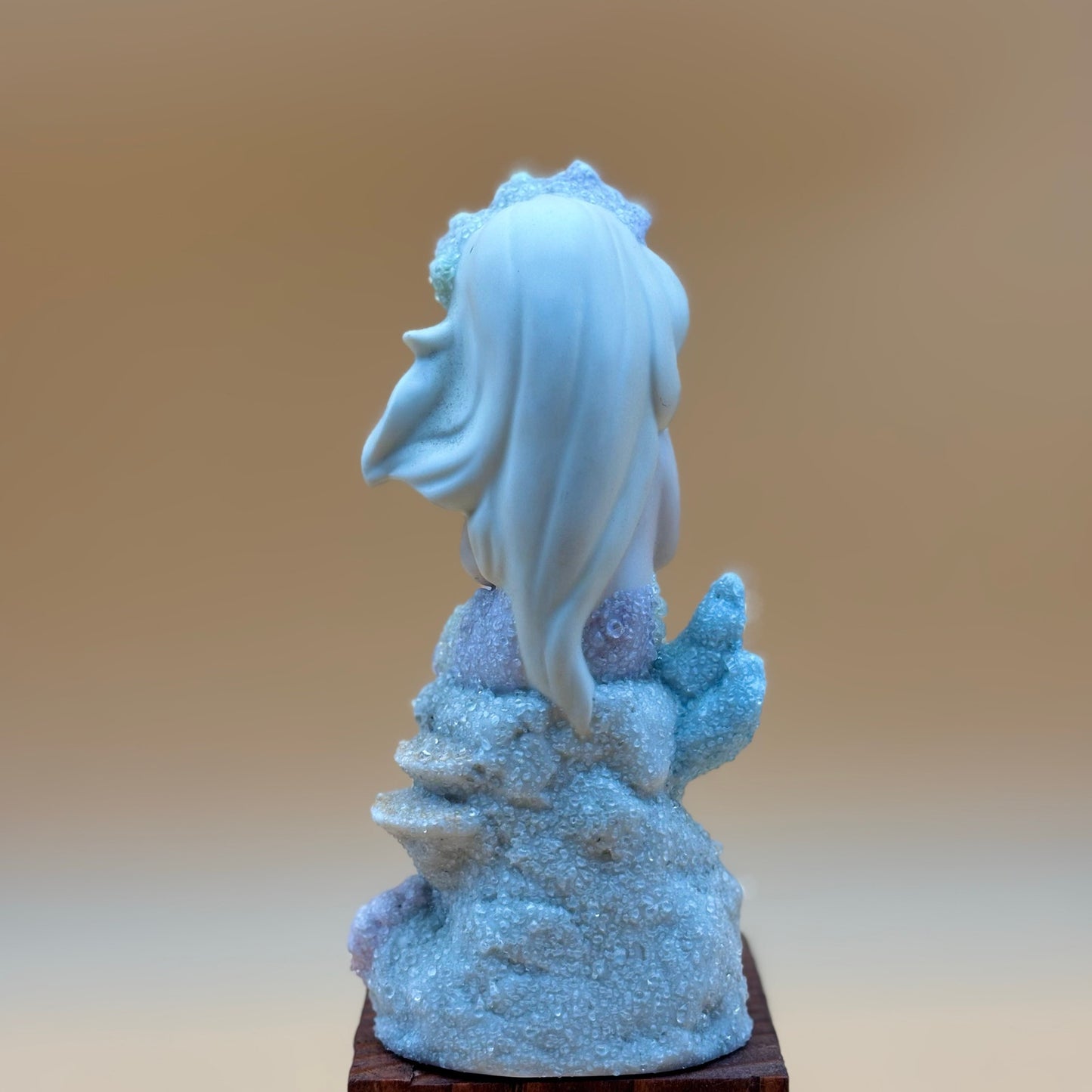 1993 Enesco Coral Kingdom Athena Mermaid Shimmer Stone Figurine