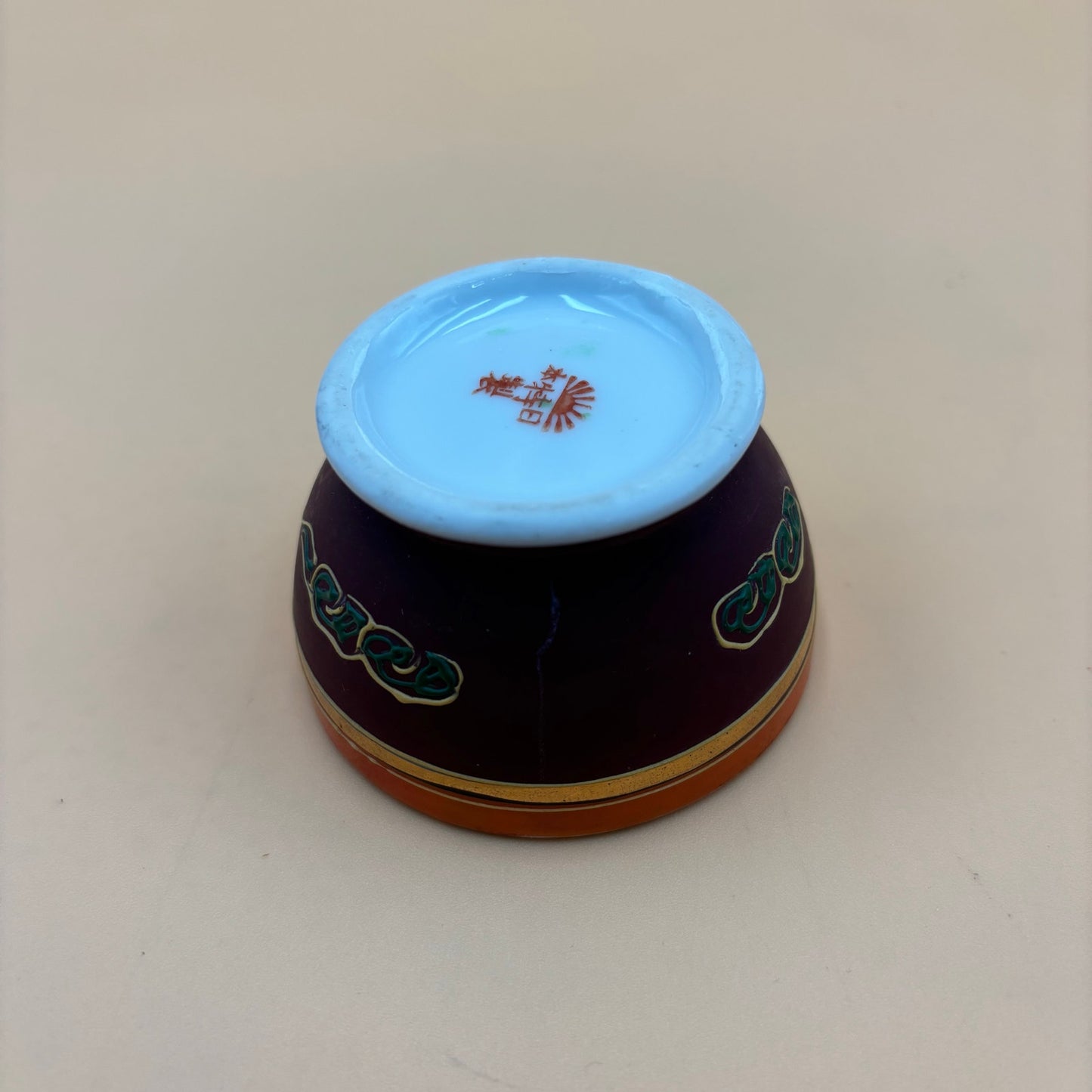 Japanese Lidded Dragon Trinket Jar – Hand-Painted Satsuma Style