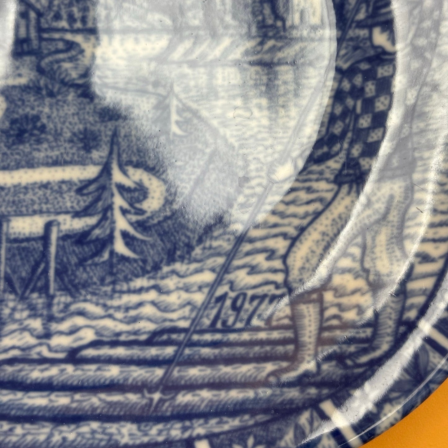 Vintage Rörstrand Sweden “Julen 1971” Collector Plate