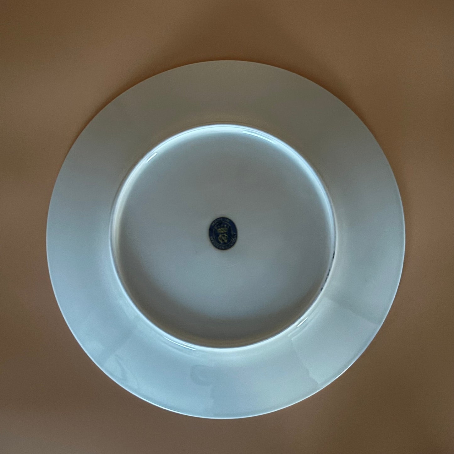 H.M. Queen Elizabeth II Coronation Plate Gold Trim Germany 10" 1954