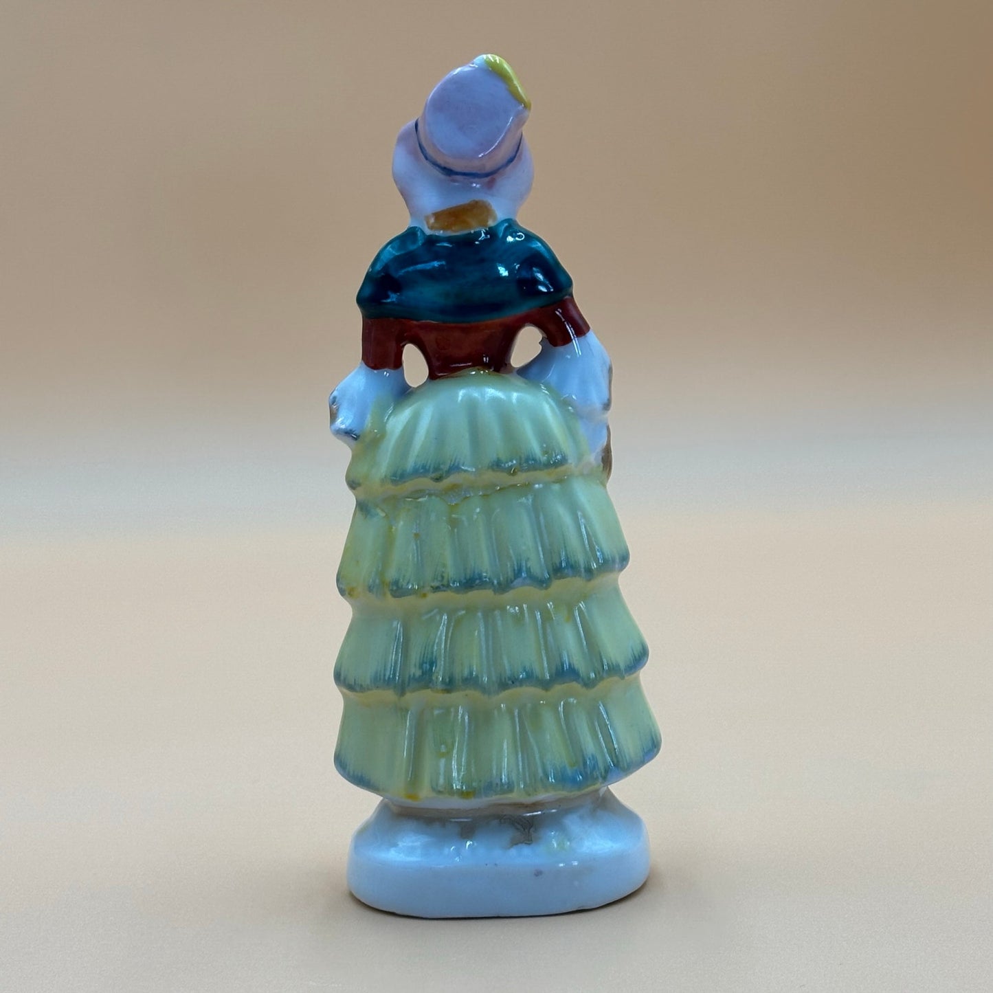 Vintage Occupied Japan Figurines - Colonial Lady & Musician (Set of 2)