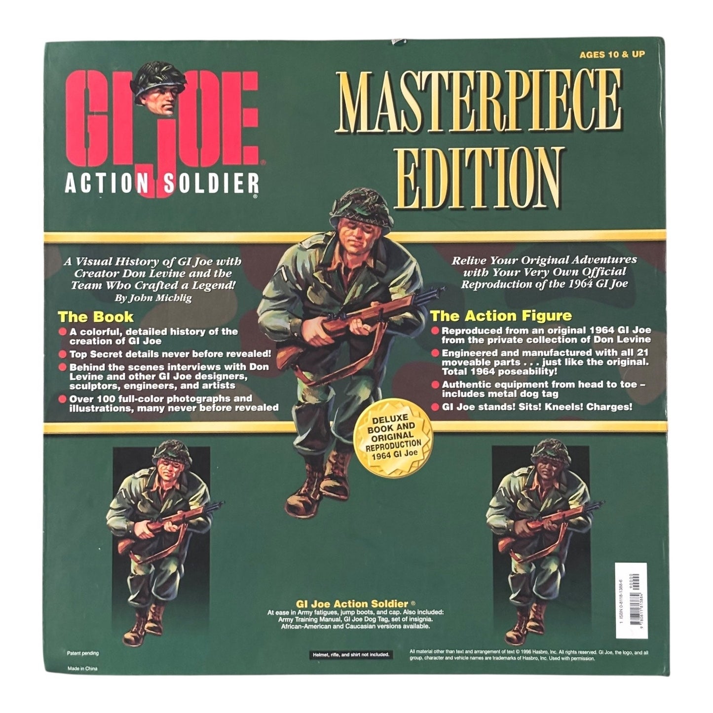 G.I. Joe Masterpiece Edition – Original Action Soldier 1964 Reproduction with Book