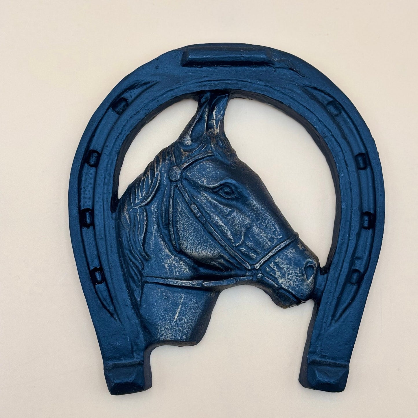 Horse Head Horseshoe Wall Art – Made From Lignite Coal, North Dakota