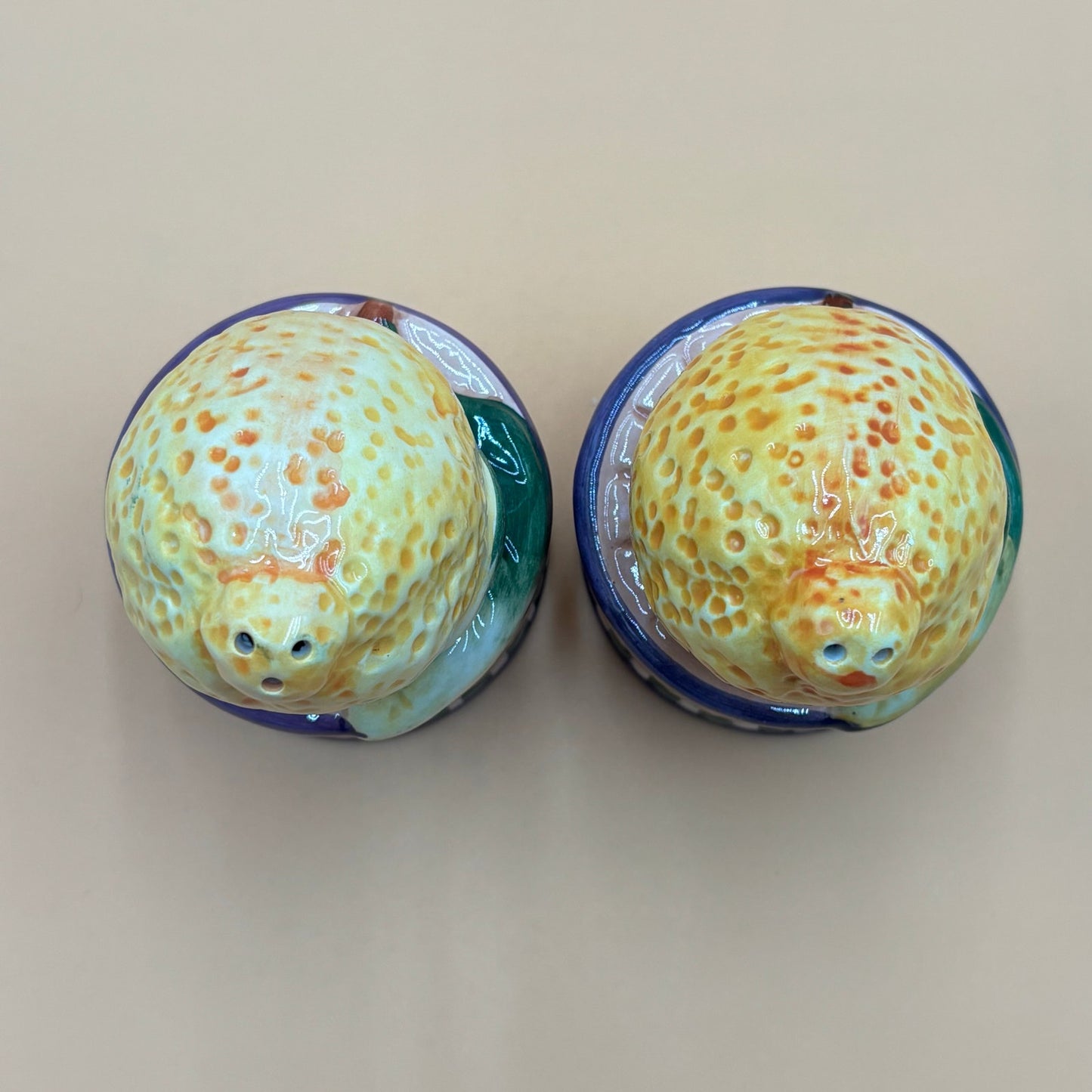 Vintage Lemon Salt & Pepper Shakers