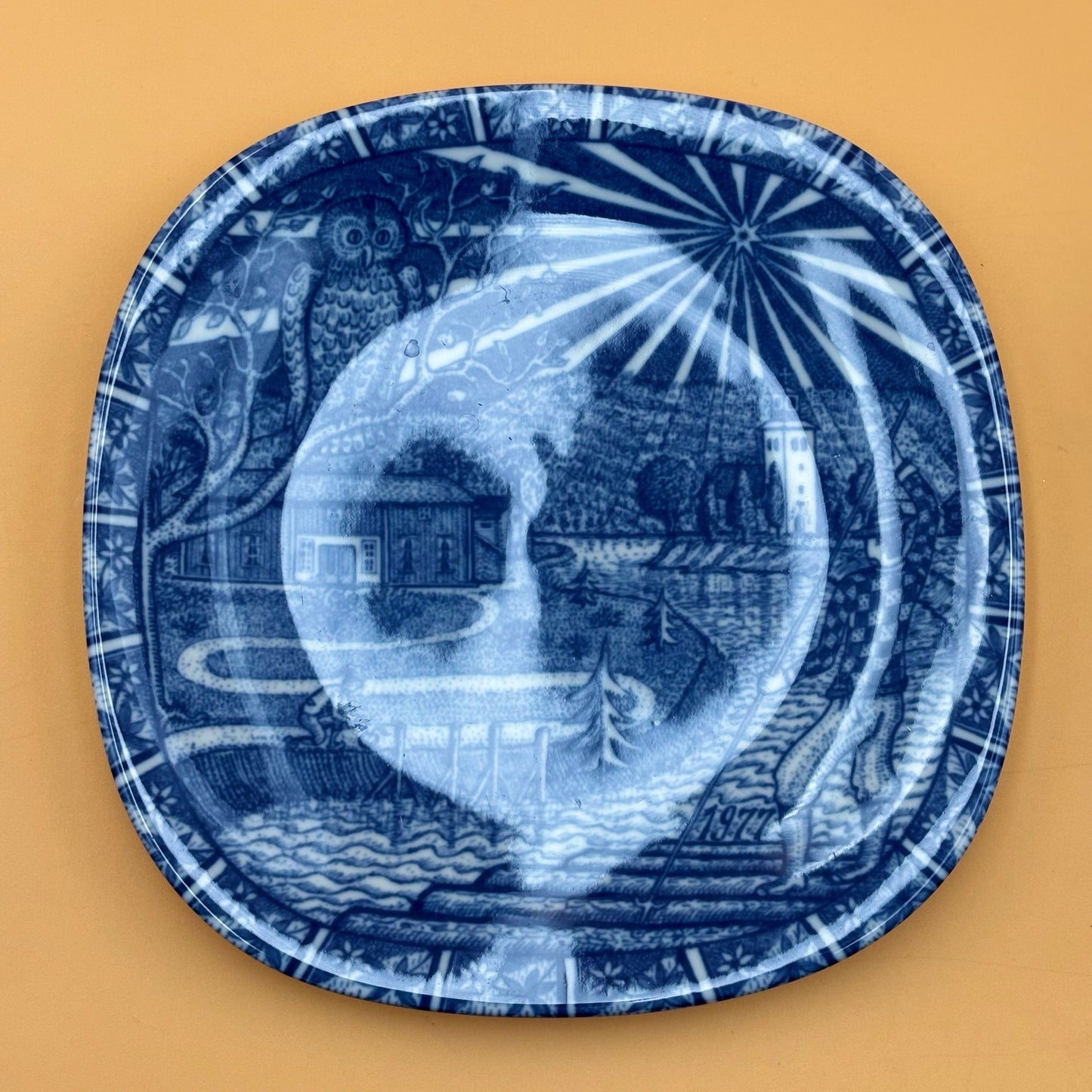 Vintage Rörstrand Sweden “Julen 1971” Collector Plate