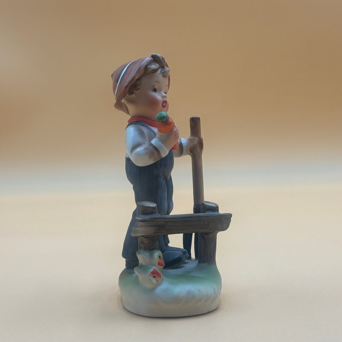 Vintage Erich Stauffer Farm Boy Figurine - Japan Made