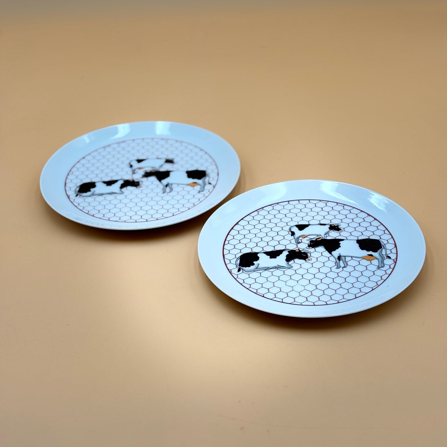 Takahashi San Francisco Cow Dessert Plates – Set of Two