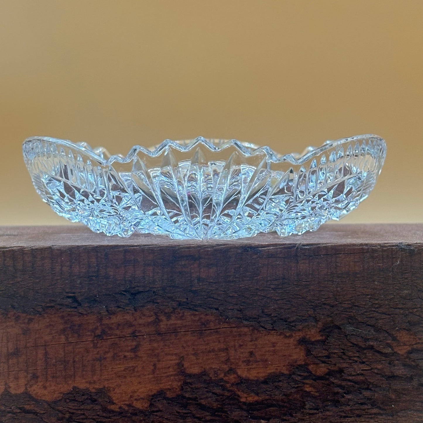 Set of 3 Genuine Lead Crystal Trinket Dishes - Made in Western Germany