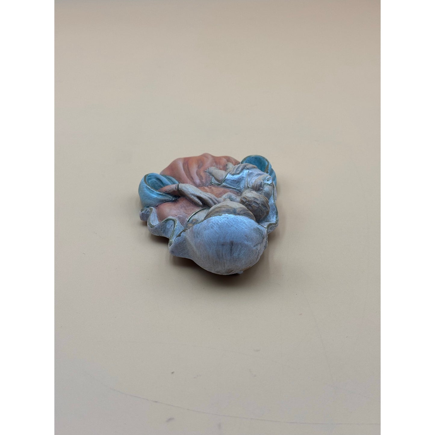 W. u. M. Heinzelier Wood Carved Madonna and Child — Oberammergau Germany