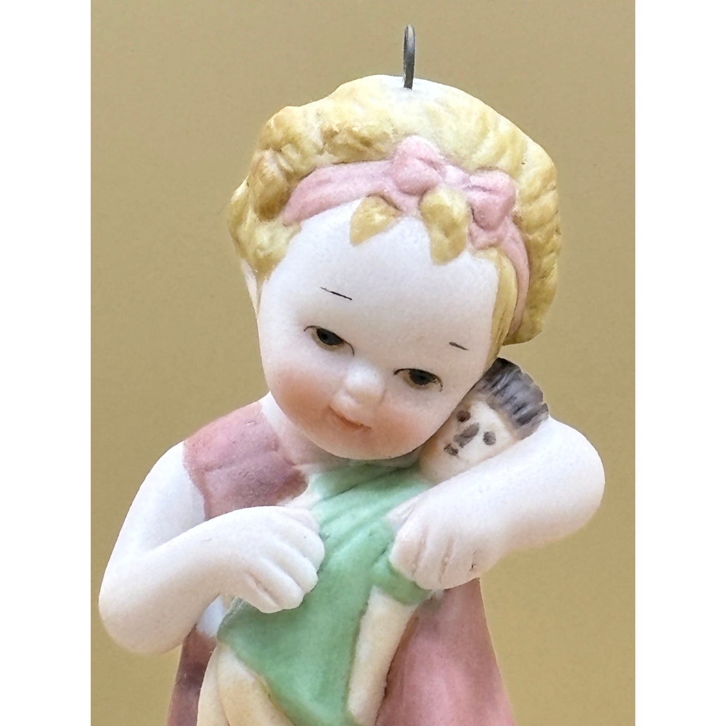 Vintage Porcelain Ornament by Bessie Pease Gutmann - Love is Blind (1985)