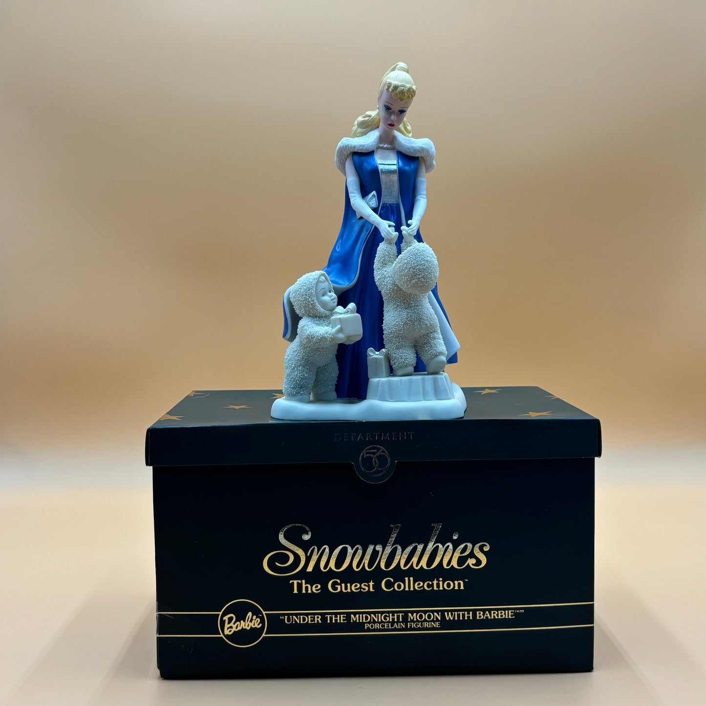 Snowbabies Barbie Guest Collection Figurine — “Under the Midnight Moon with Barbie”