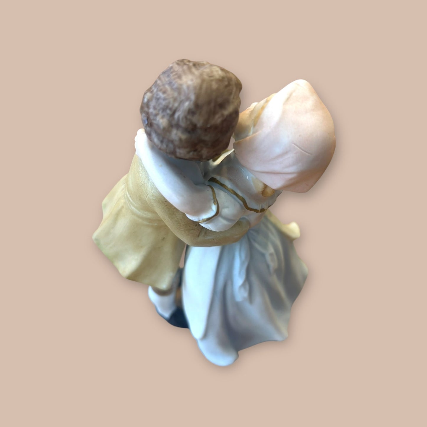 Handpainted Lenwile China Ardalt Young Couple - Colonial American 5” Figurine