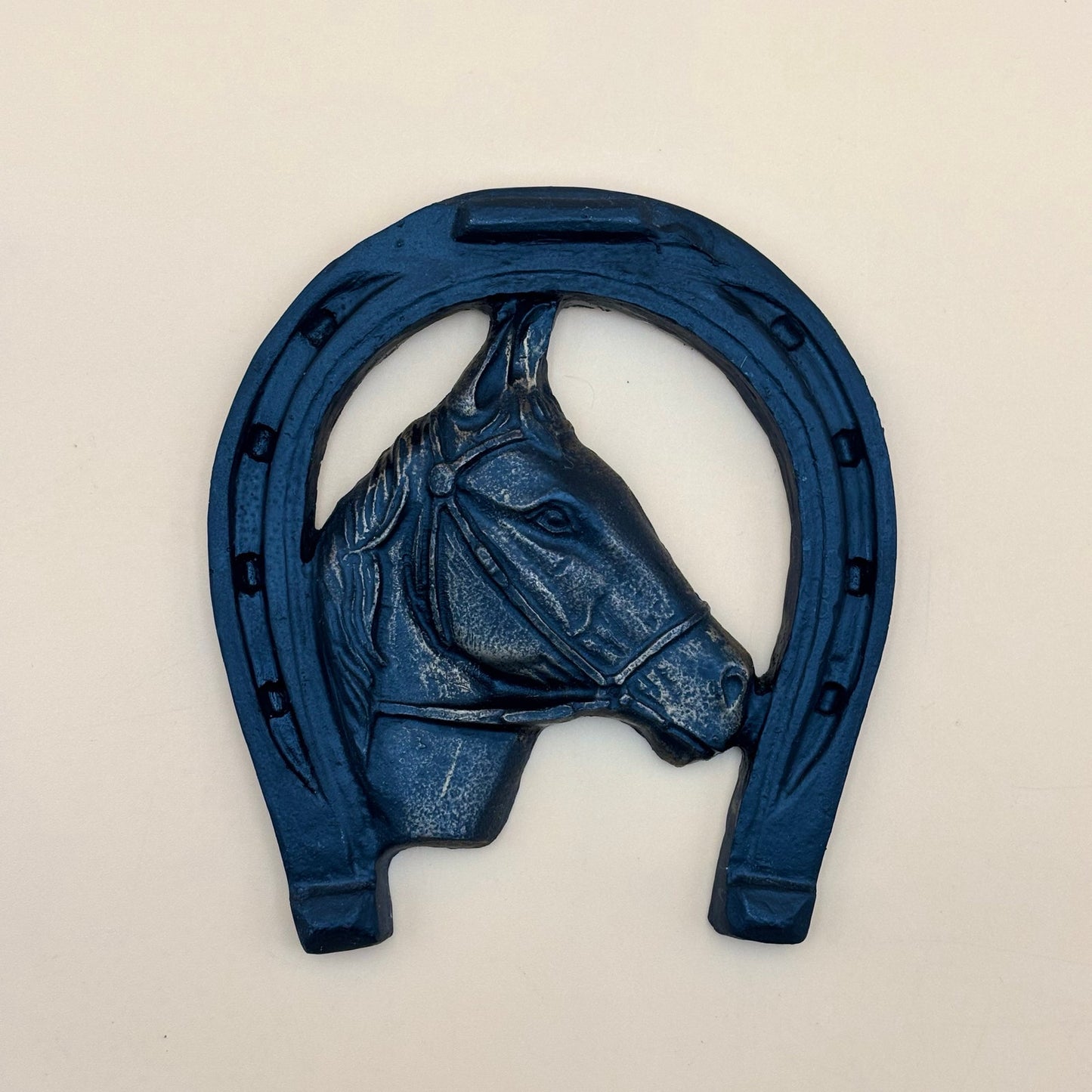 Horse Head Horseshoe Wall Art – Made From Lignite Coal, North Dakota
