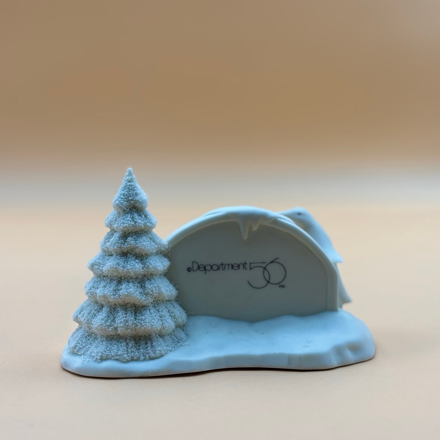 Department 56 Snowbabies Display Stand with Tree – “Snowbabies” Logo Scene