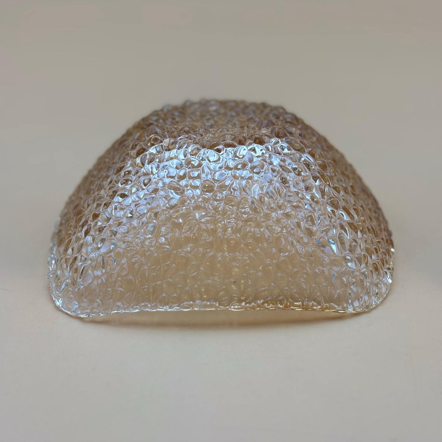 Textured Pebbled Salad Bowls Square Rounded Design