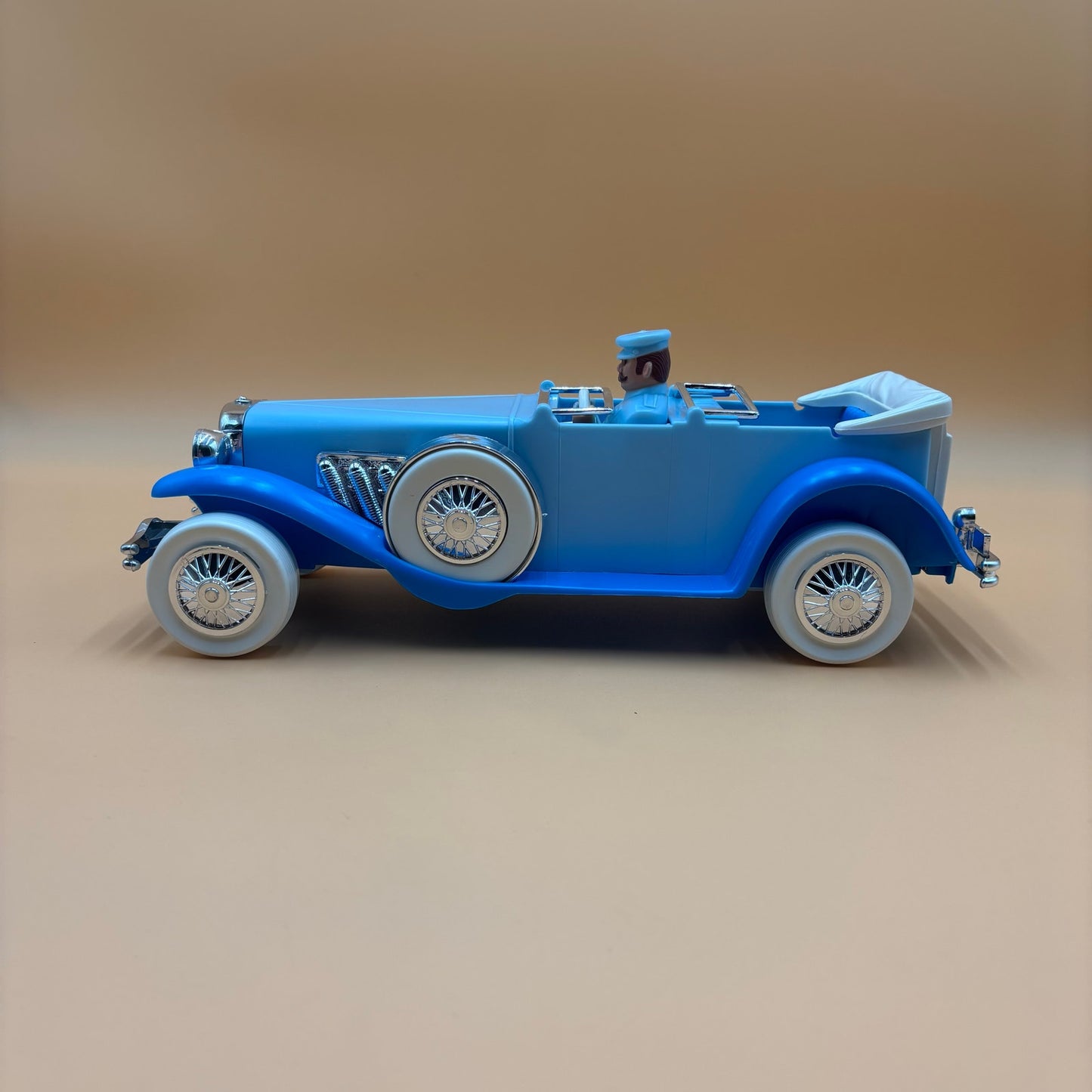 Vintage 1982 Knickerbocker Blue Touring Car Toy – Duesenberg Style