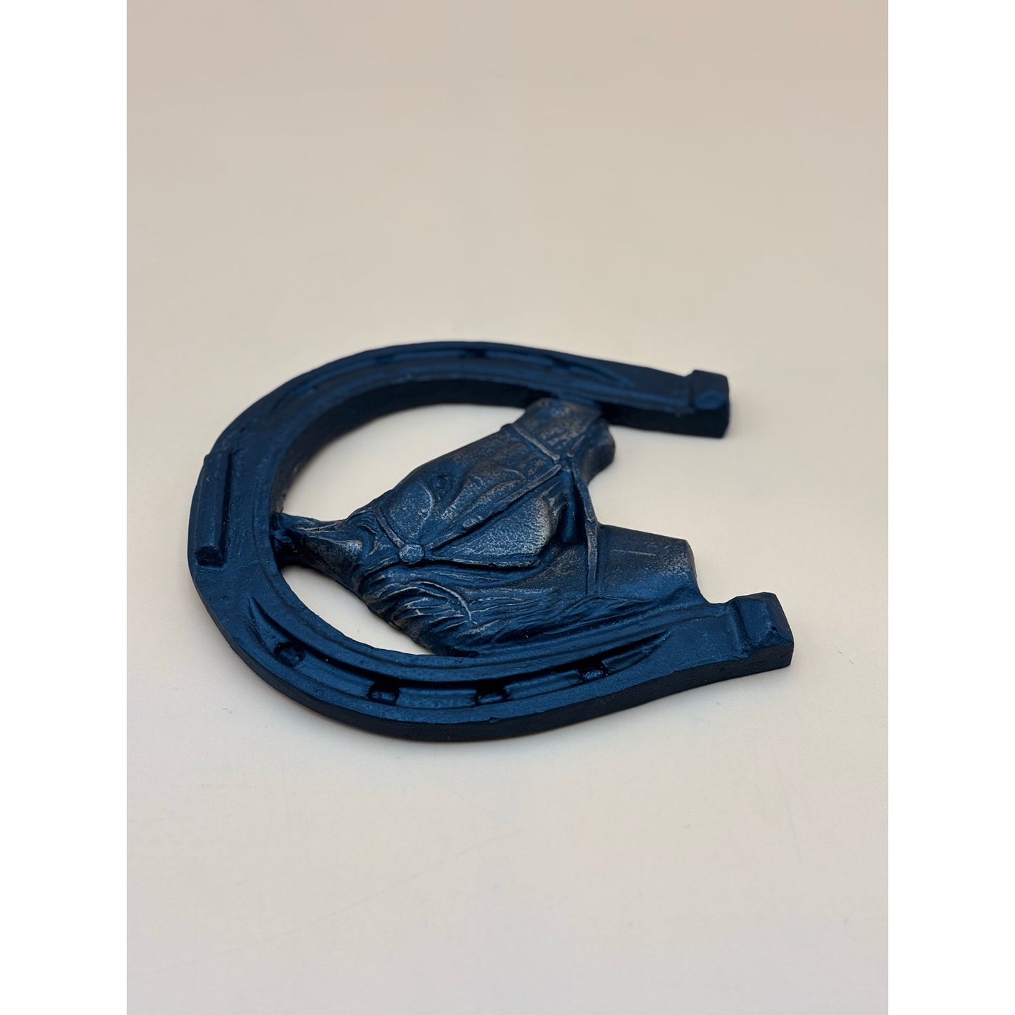 Horse Head Horseshoe Wall Art – Made From Lignite Coal, North Dakota