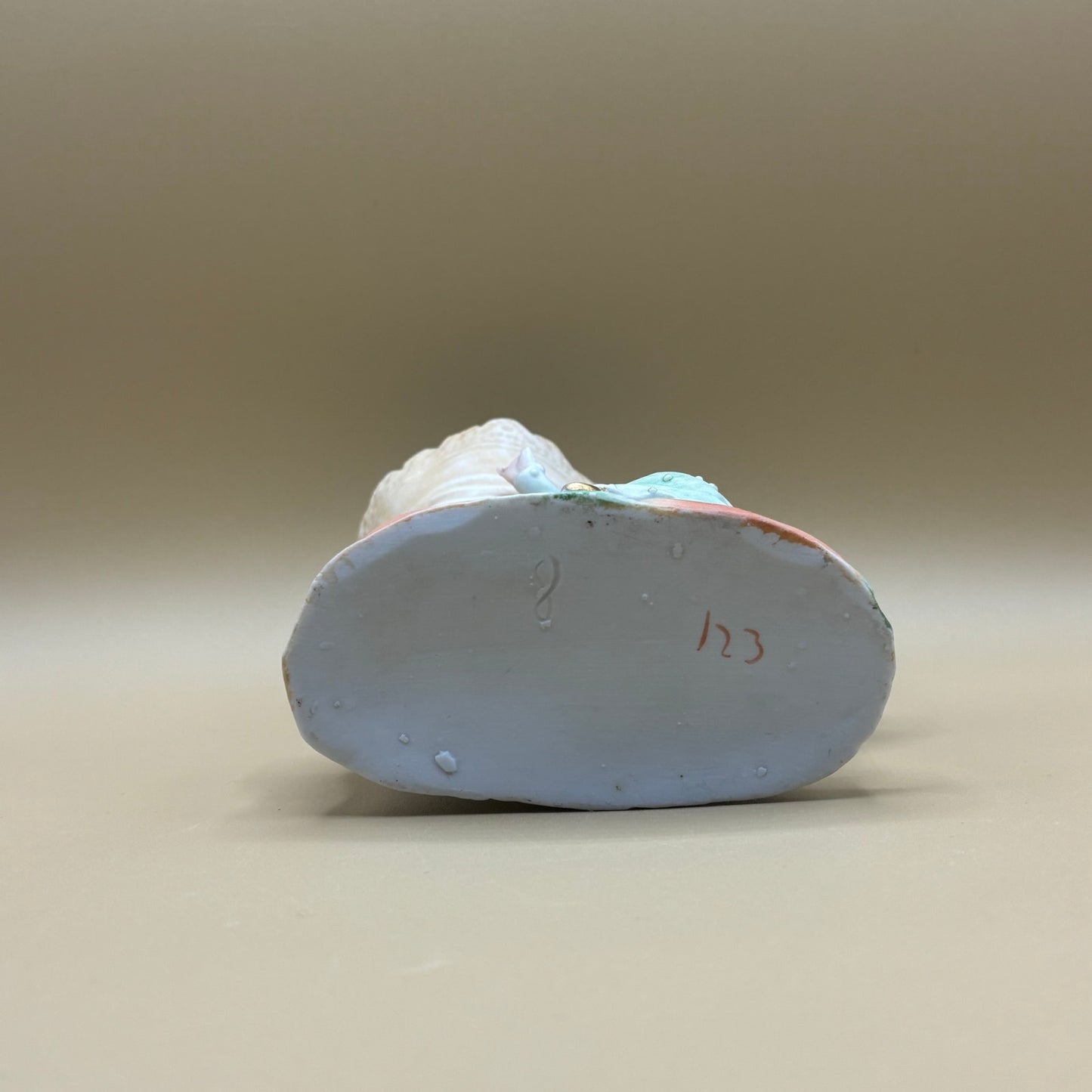 Vintage Victorian Boy & Girl Boot Planters - Porcelain Figurine Pair #3270