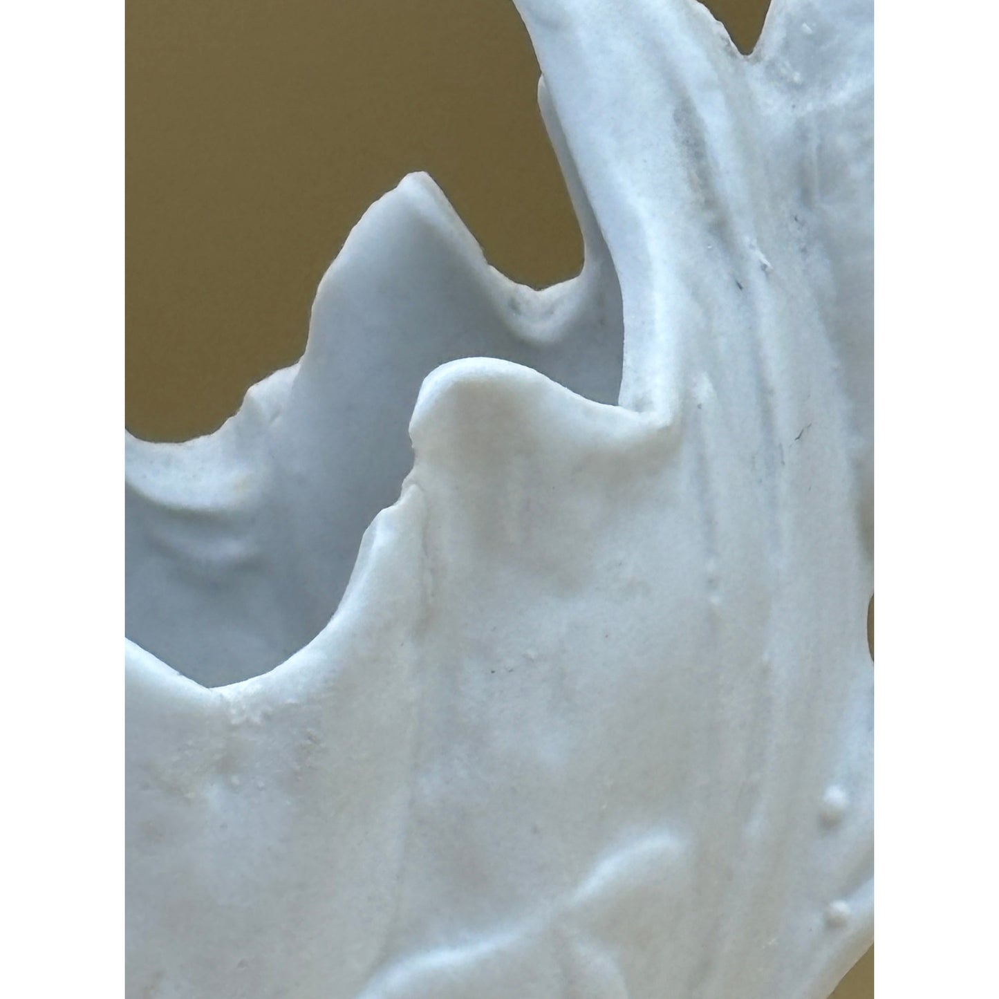 Vintage Cherub Shell Planter Porcelain Figurine