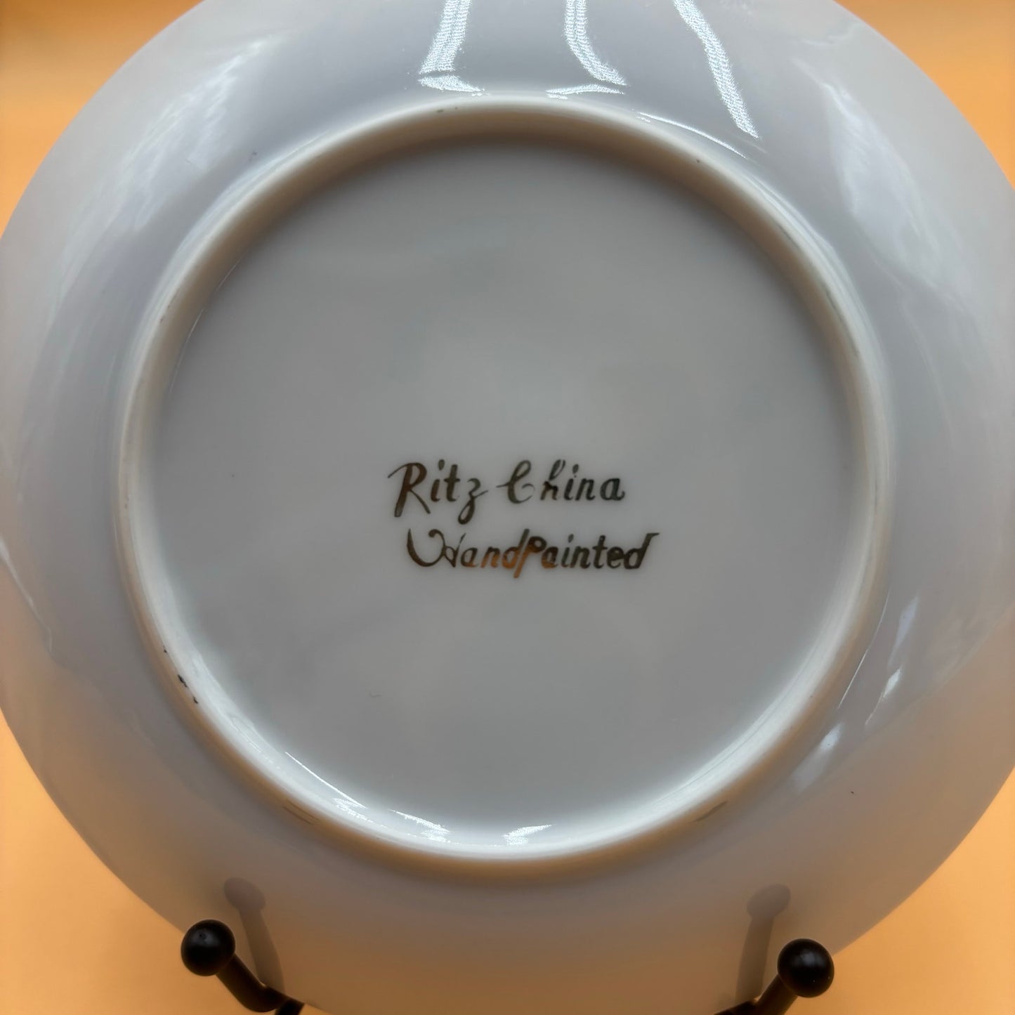 Vintage Ritz China Hand Painted Japanese Tea Set - Mt. Fuji Scene 18 Pieces