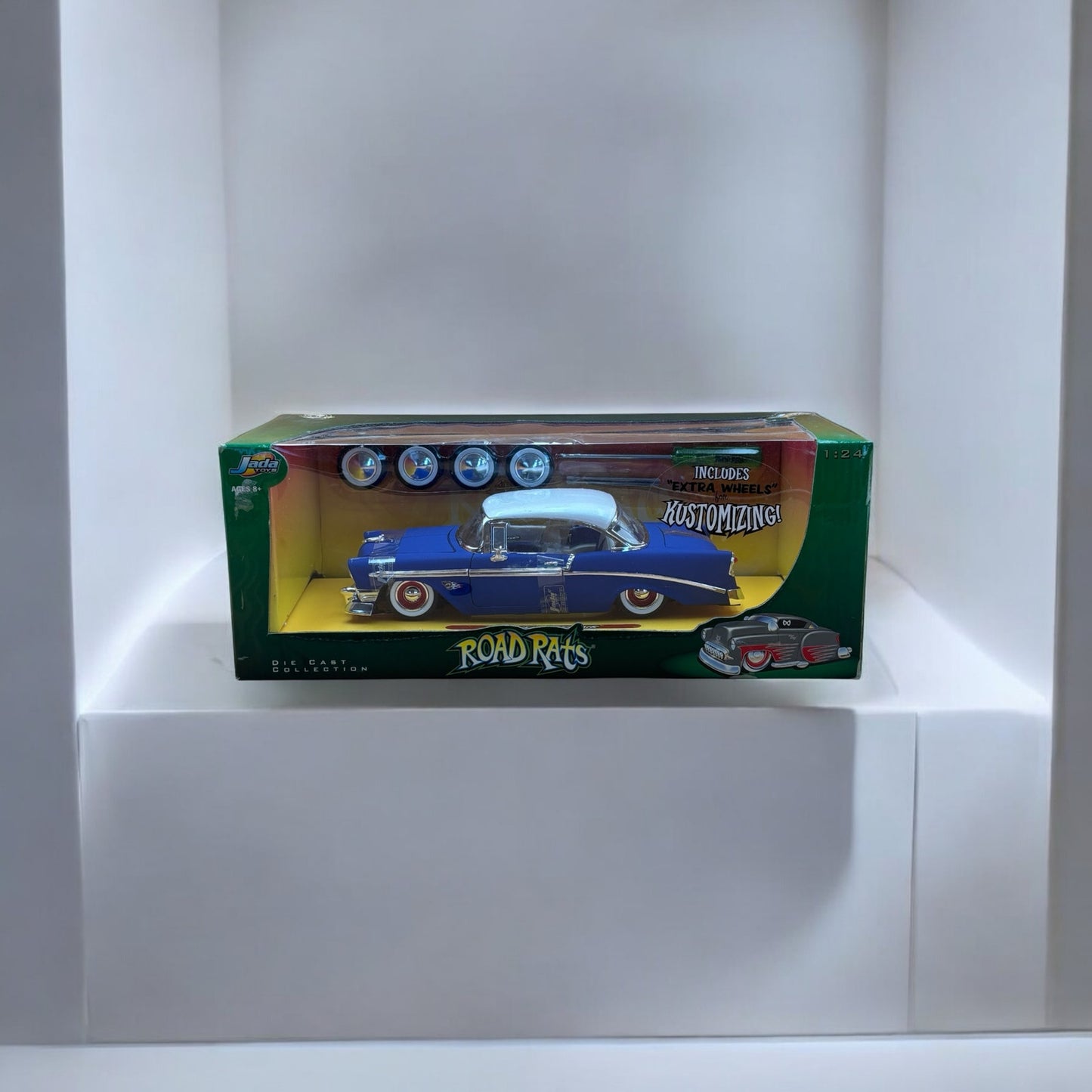 2004 Jada Toys Road Rats 1:24 Die-Cast 1955 Chevy Bel Air – Sealed