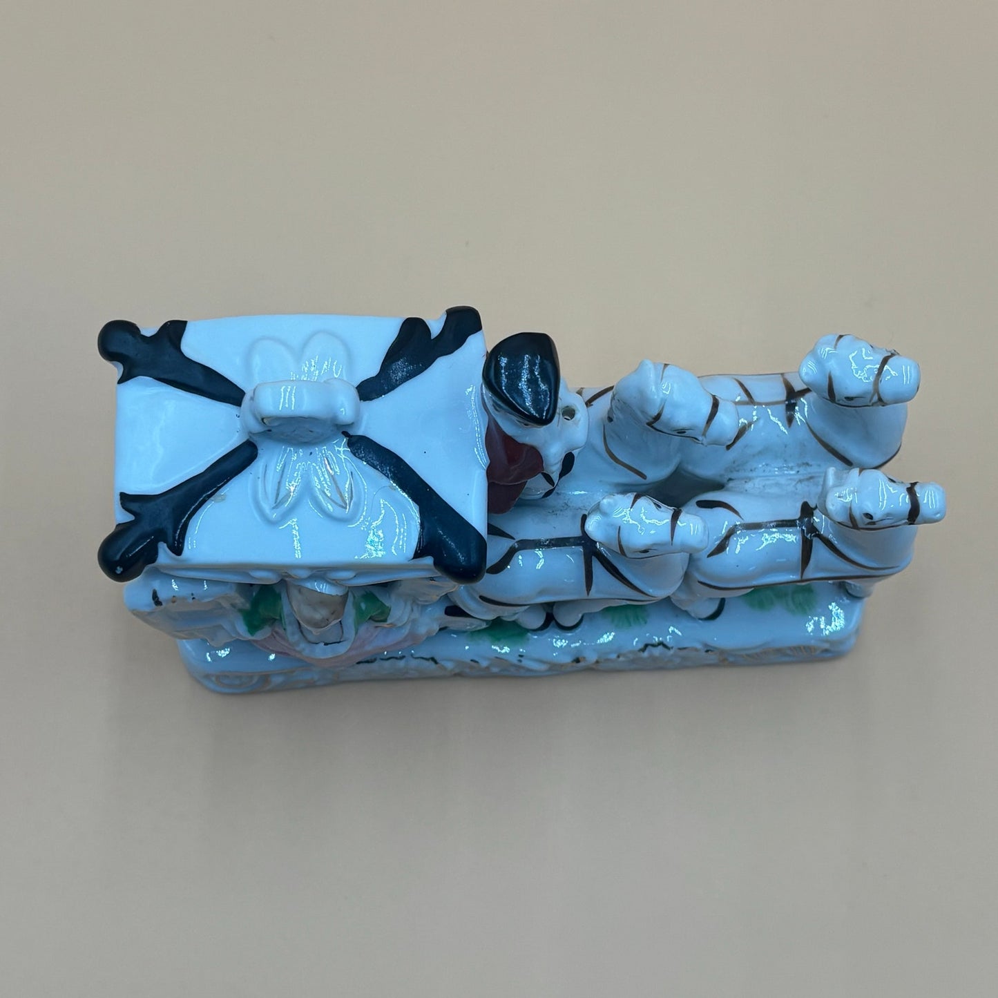 Vintage Thames Hand Painted Horse & Carriage Figurine - Made in Japan