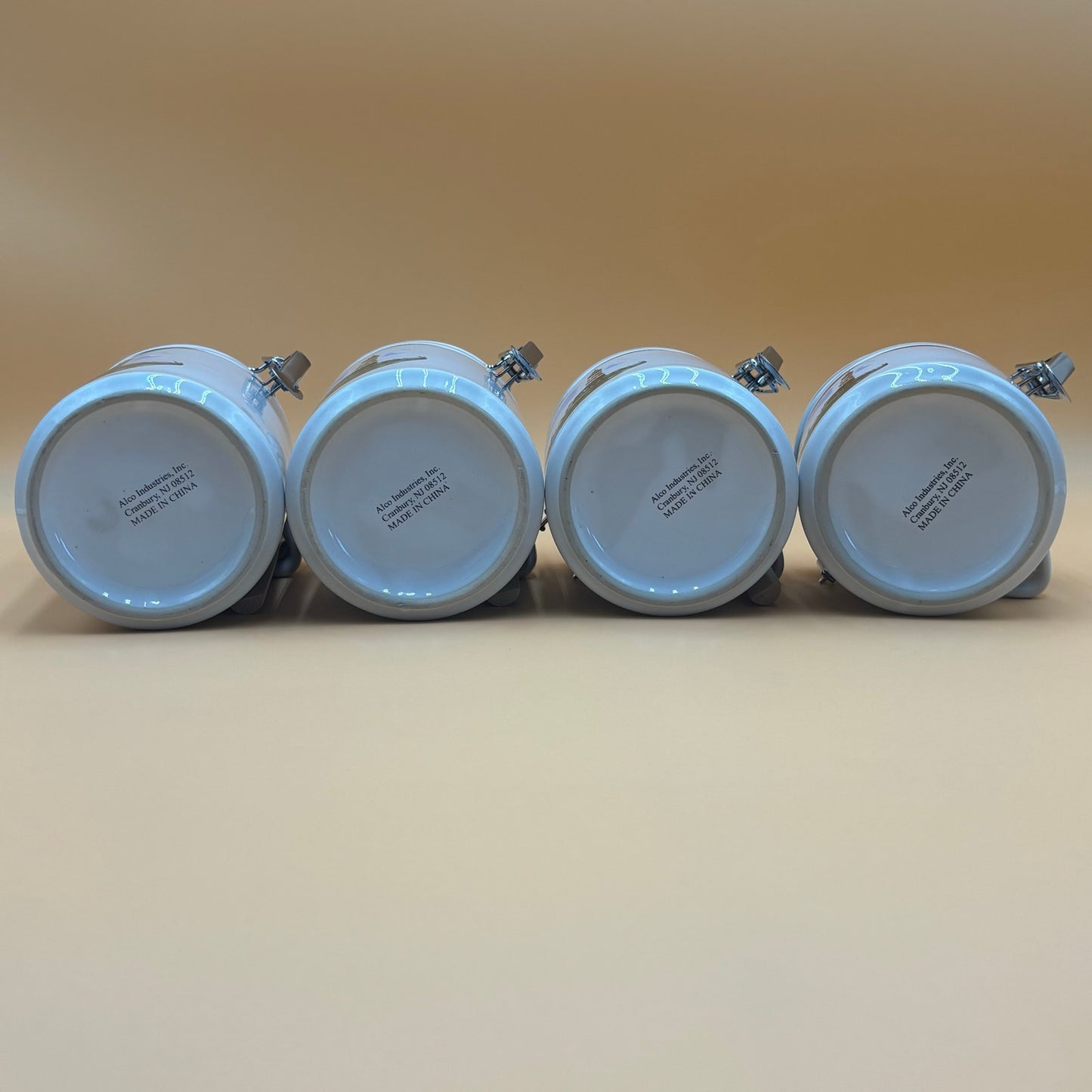 Vintage Alco Industries Lighthouse Canister Set - 4 Piece Kitchen Storage