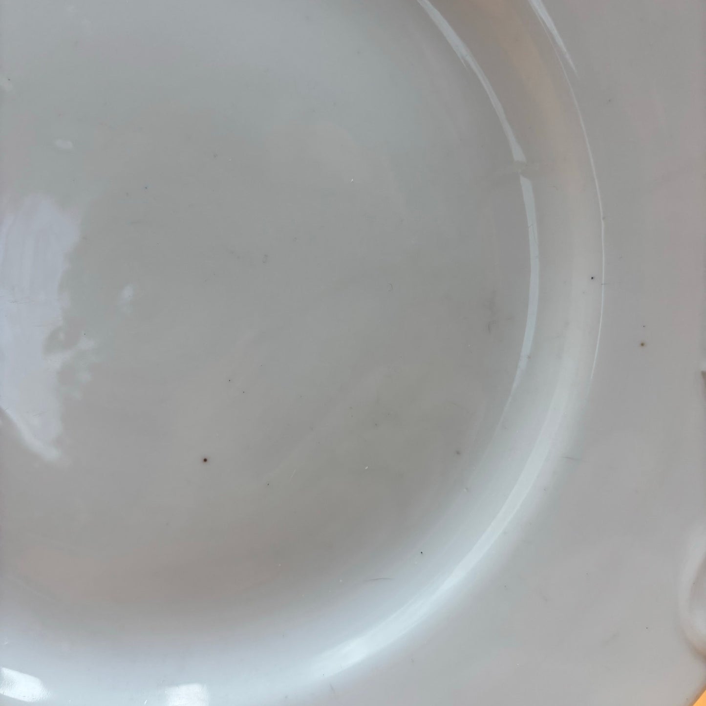 Vintage Porcelain Serving Plate with Handles – Floral Design