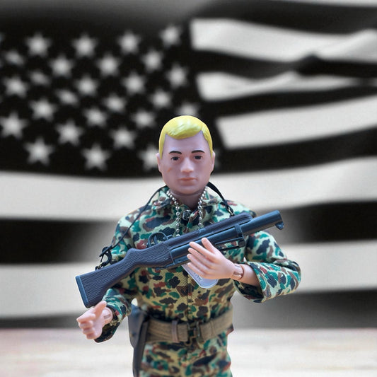 Hasbro G.I. Joe Authentic Reproduction – 1964 Copyright Stamp 12” Action Soldier with M1 Carbine & Accessories